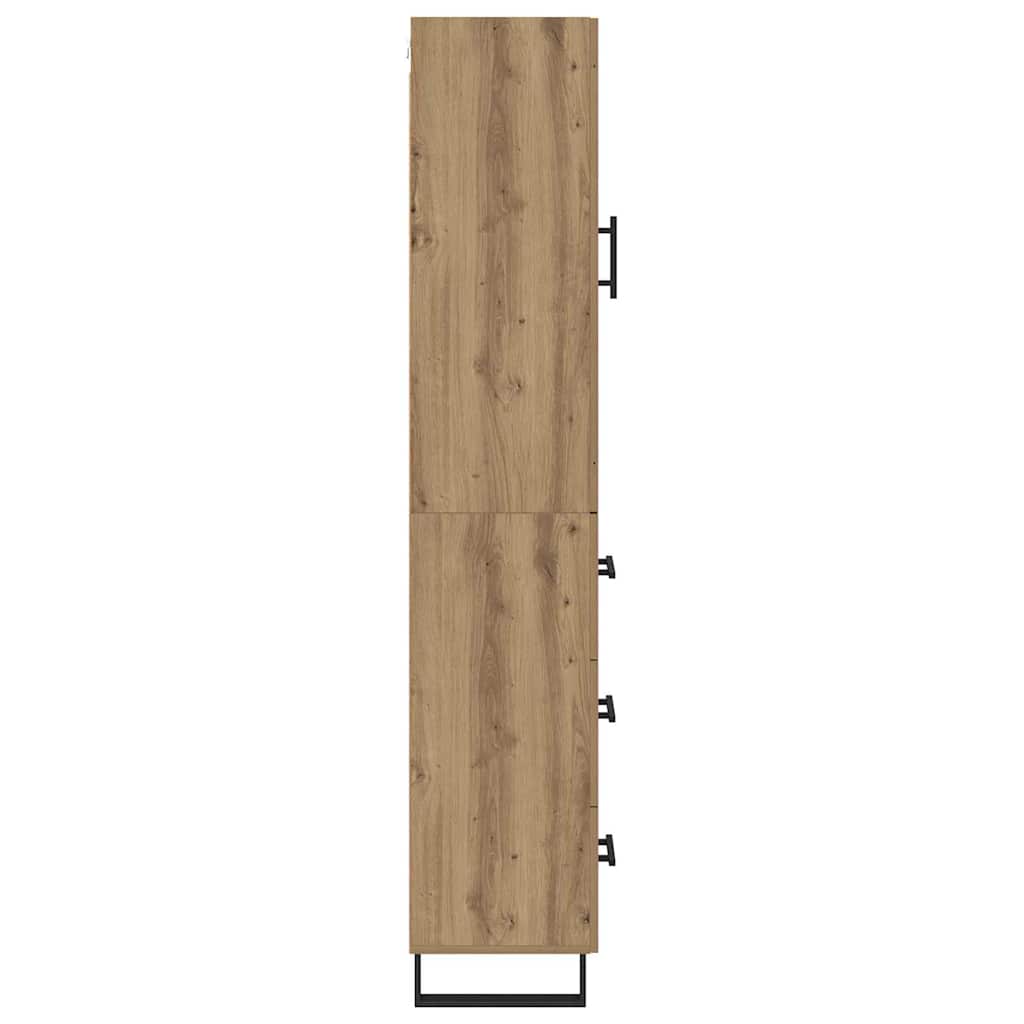 Highboard Umjetnički hrast 34,5 x 34 x 180 cm Konstruirano drvo