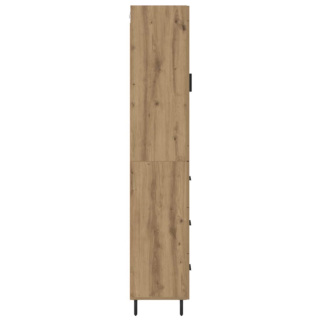 Highboard Umjetnički hrast 34,5 x 34 x 180 cm Konstruirano drvo