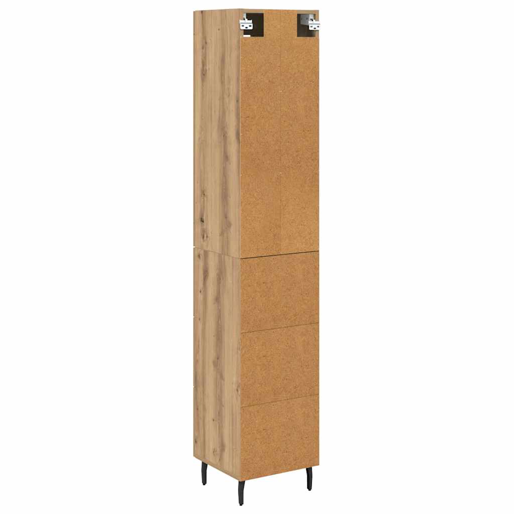 Highboard Umjetnički hrast 34,5 x 34 x 180 cm Konstruirano drvo