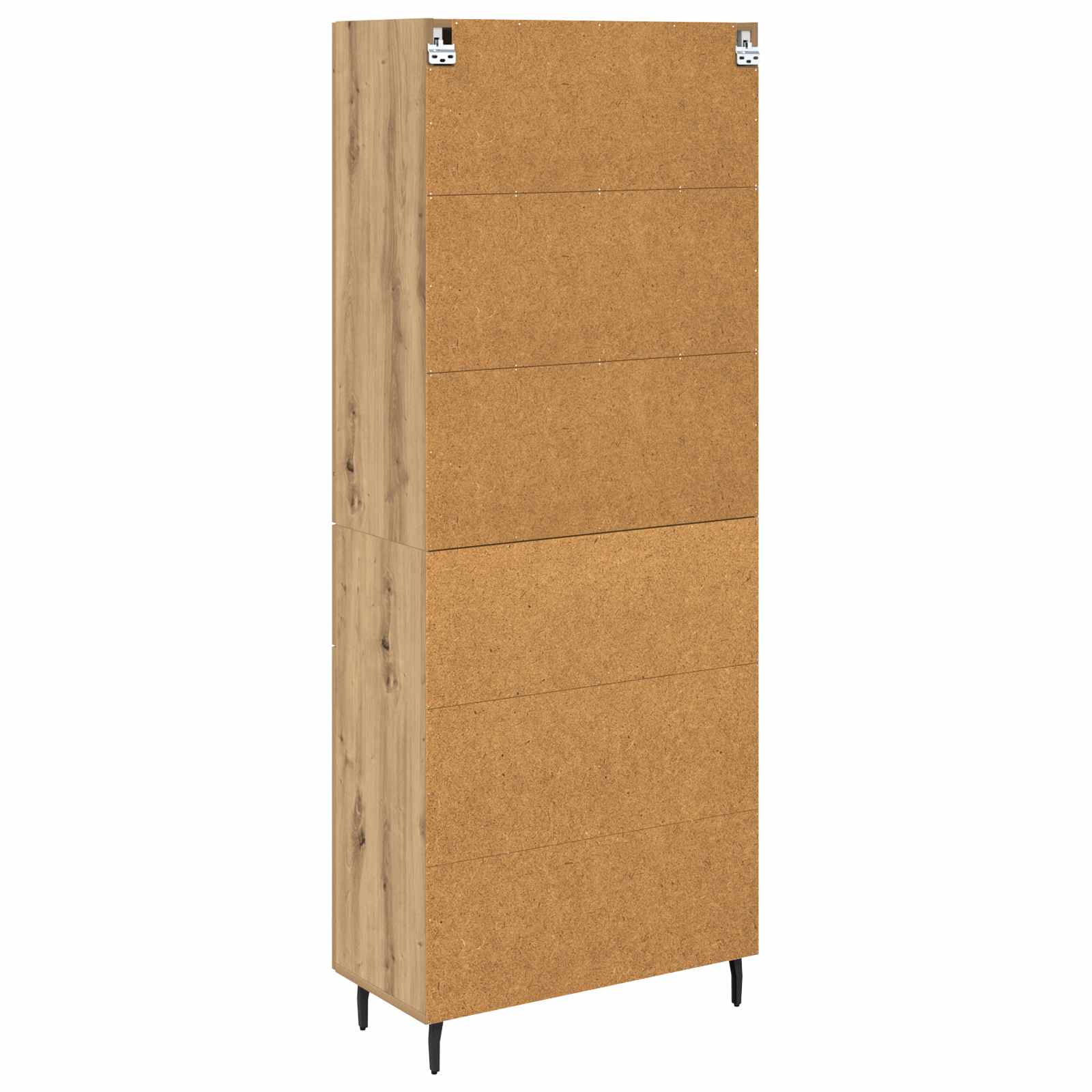 Highboard s ladicama 2 pcs Umjetnički hrast Konstruirano drvo
