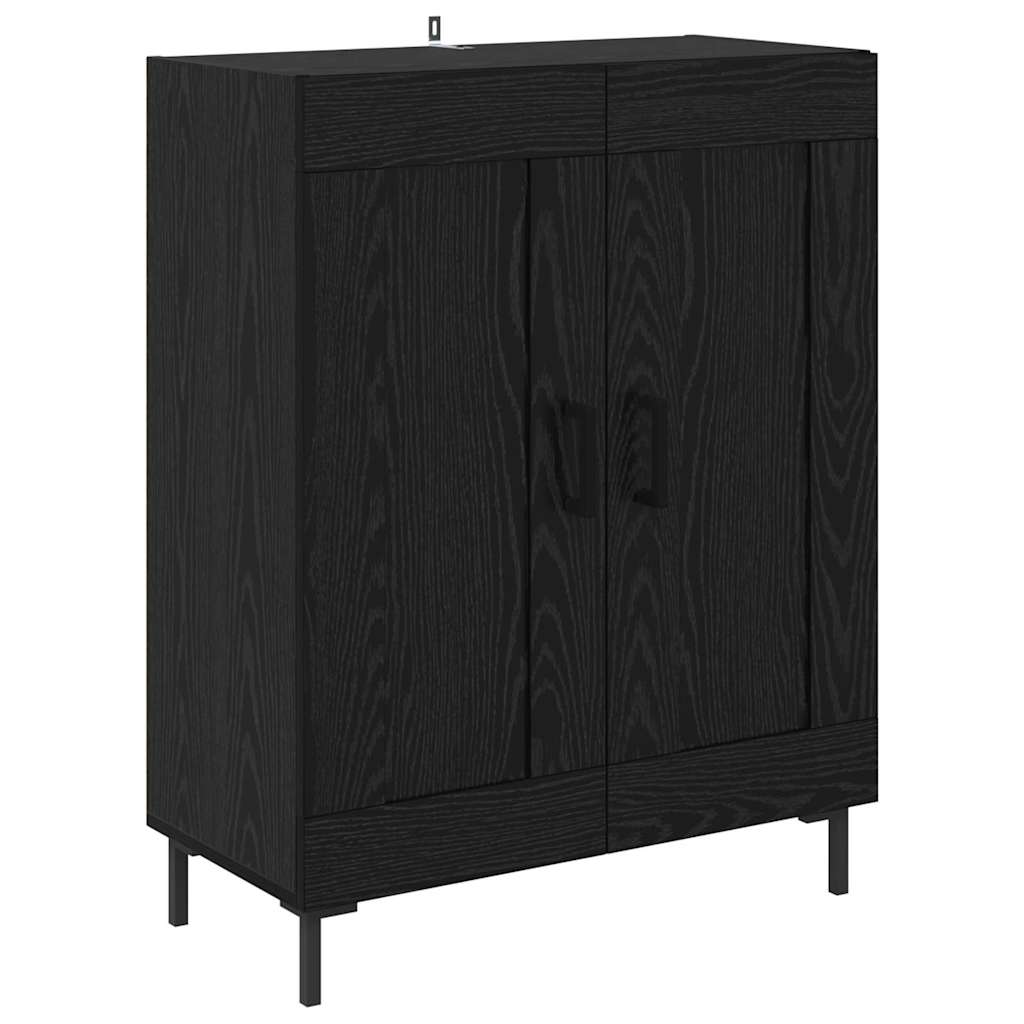 Highboard Zidne Crni hrast 69,5 x 34 x 180 cm Konstruirano drvo