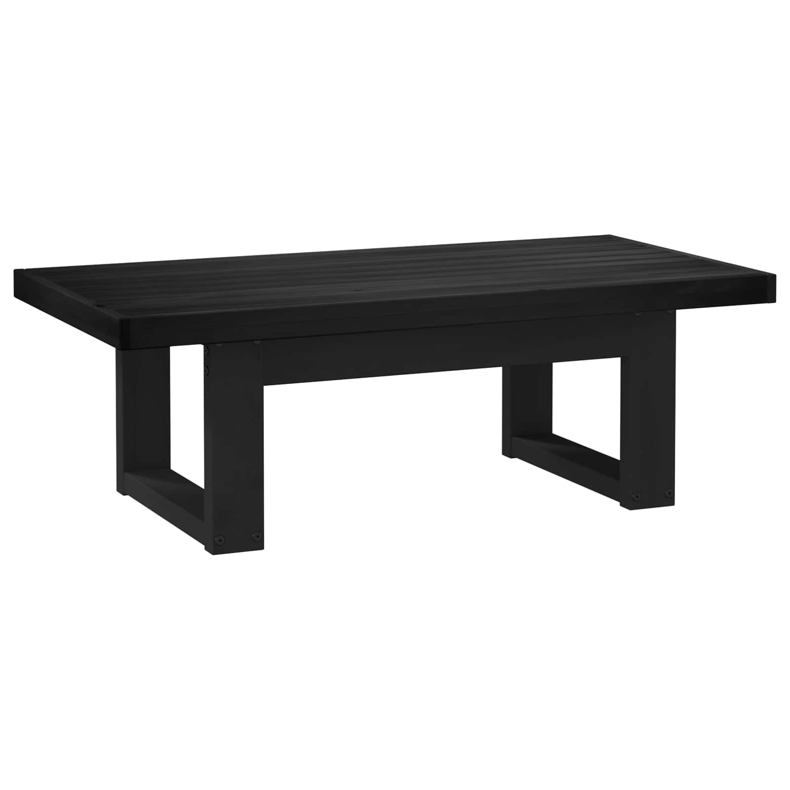Kava Stol NOAIN Crna 119 x 60 x 40 cm Masivna borovina