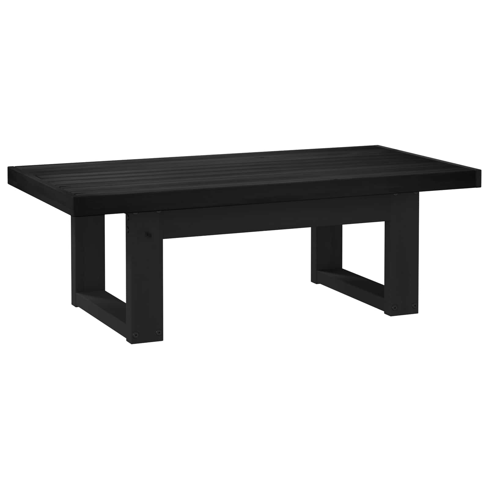 Kava Stol NOAIN Crna 119 x 60 x 40 cm Masivna borovina