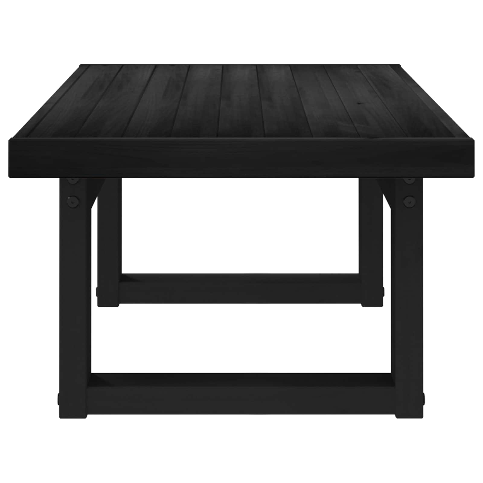 Kava Stol NOAIN Crna 119 x 60 x 40 cm Masivna borovina
