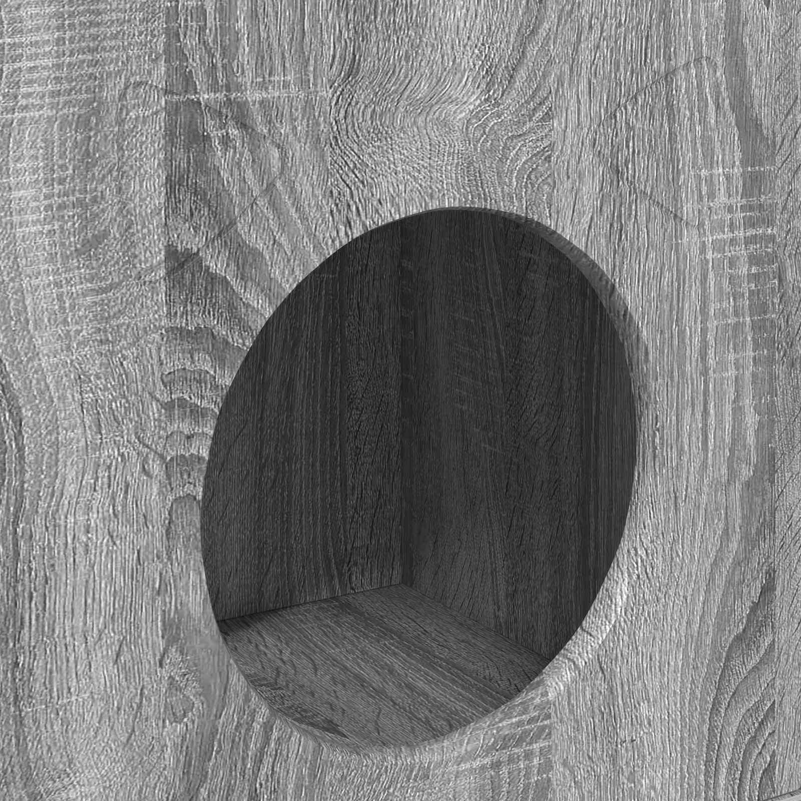 Mačja Kuća Siva Sonoma 72 x 42.5 x 70 cm Konstruirano drvo