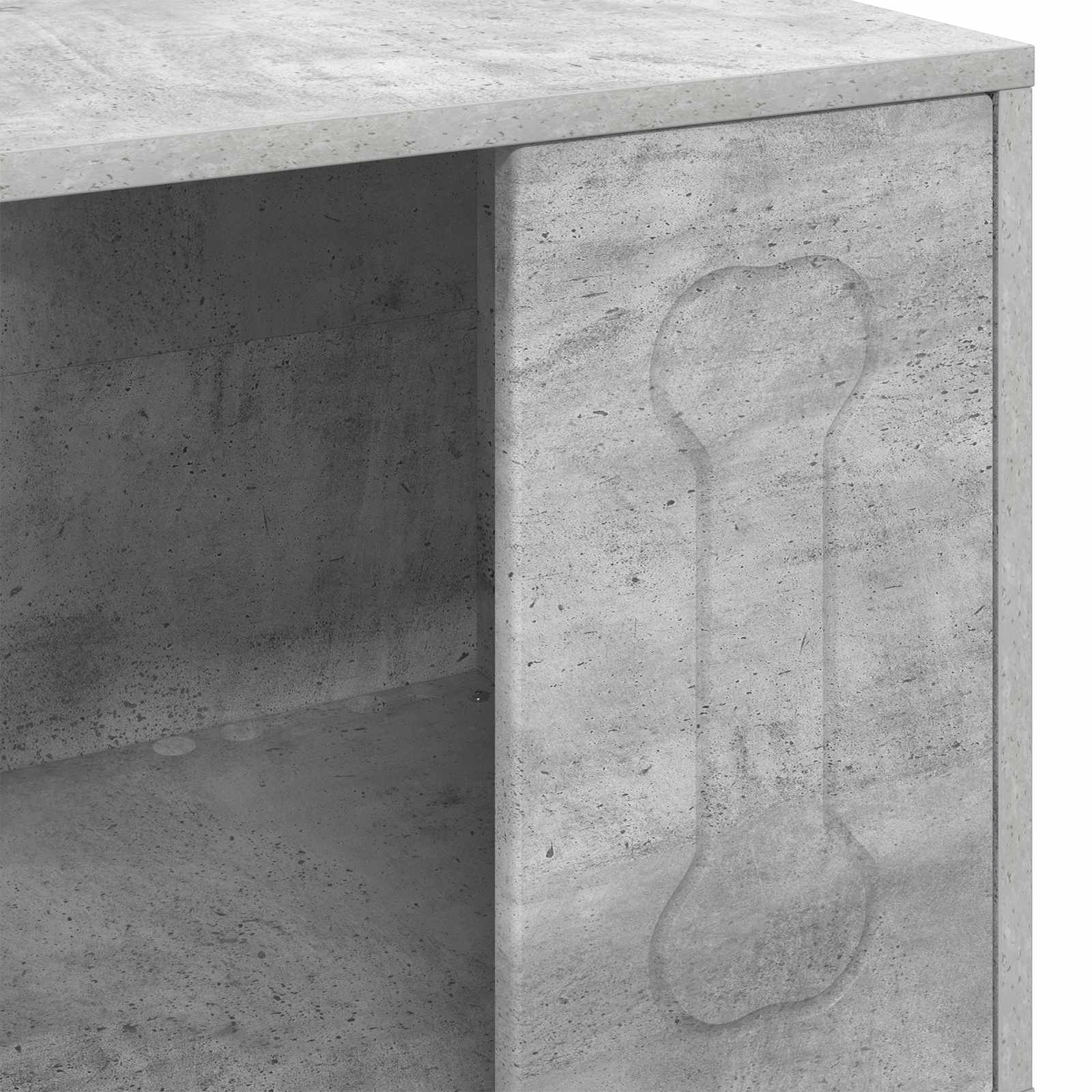 Kućica za pse Beton 44 x 42 x 49 cm Konstruirano drvo