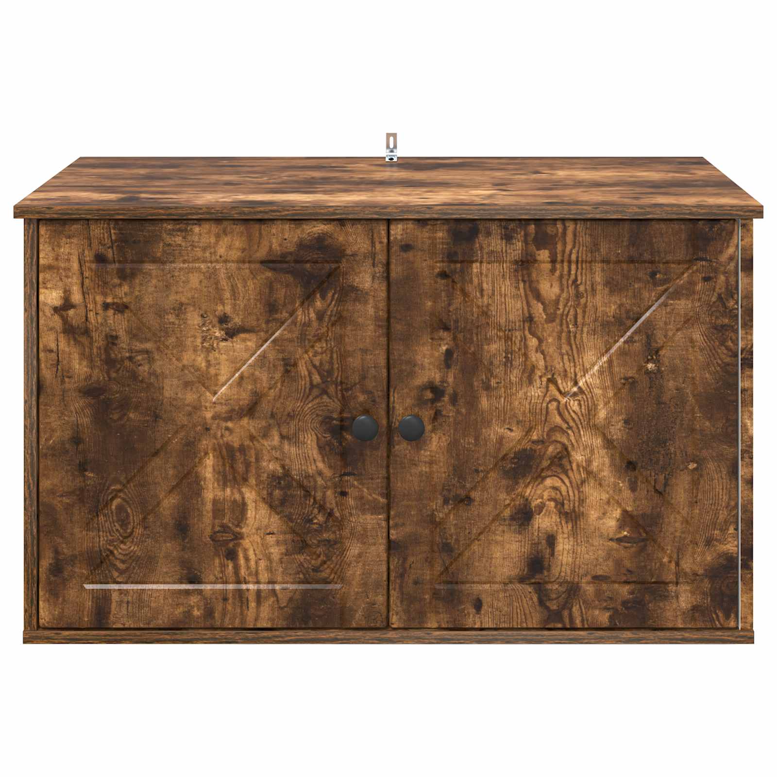 Mačja Kuća Dimljeni hrast 85 x 55 x 50 cm Konstruirano drvo