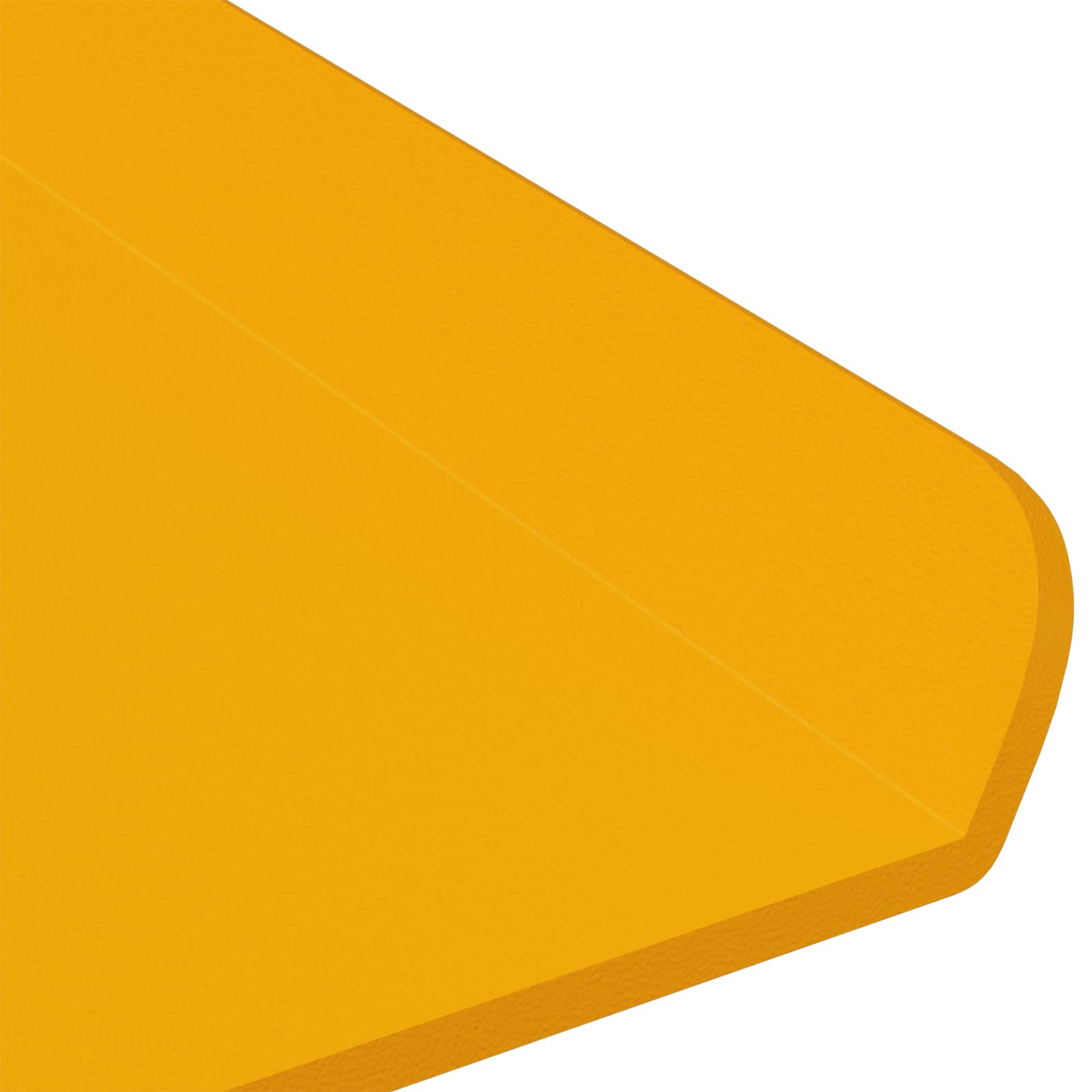 Lebdeća polica Zidne 3 pcs Žuta 40 x 9 x 2,5 cm Čelik
