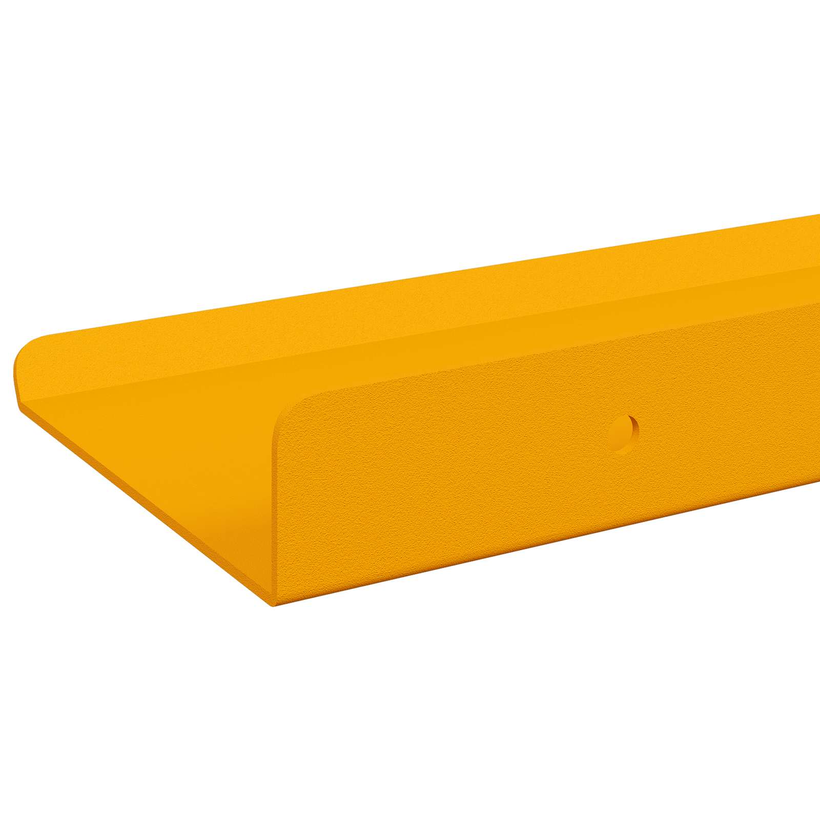 Lebdeća polica Zidne 3 pcs Žuta 40 x 9 x 2,5 cm Čelik