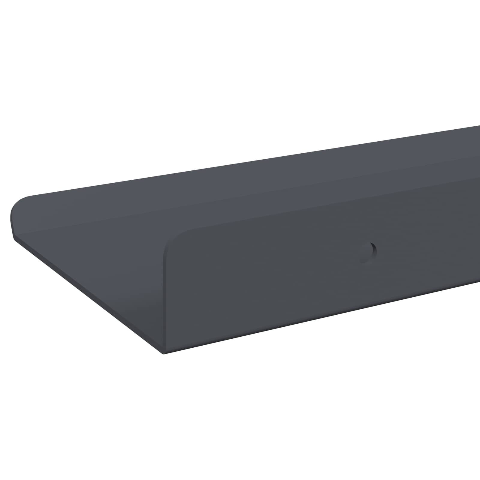 Lebdeća polica Zidne 4 pcs Antracit 30 x 9 x 2,5 cm Čelik