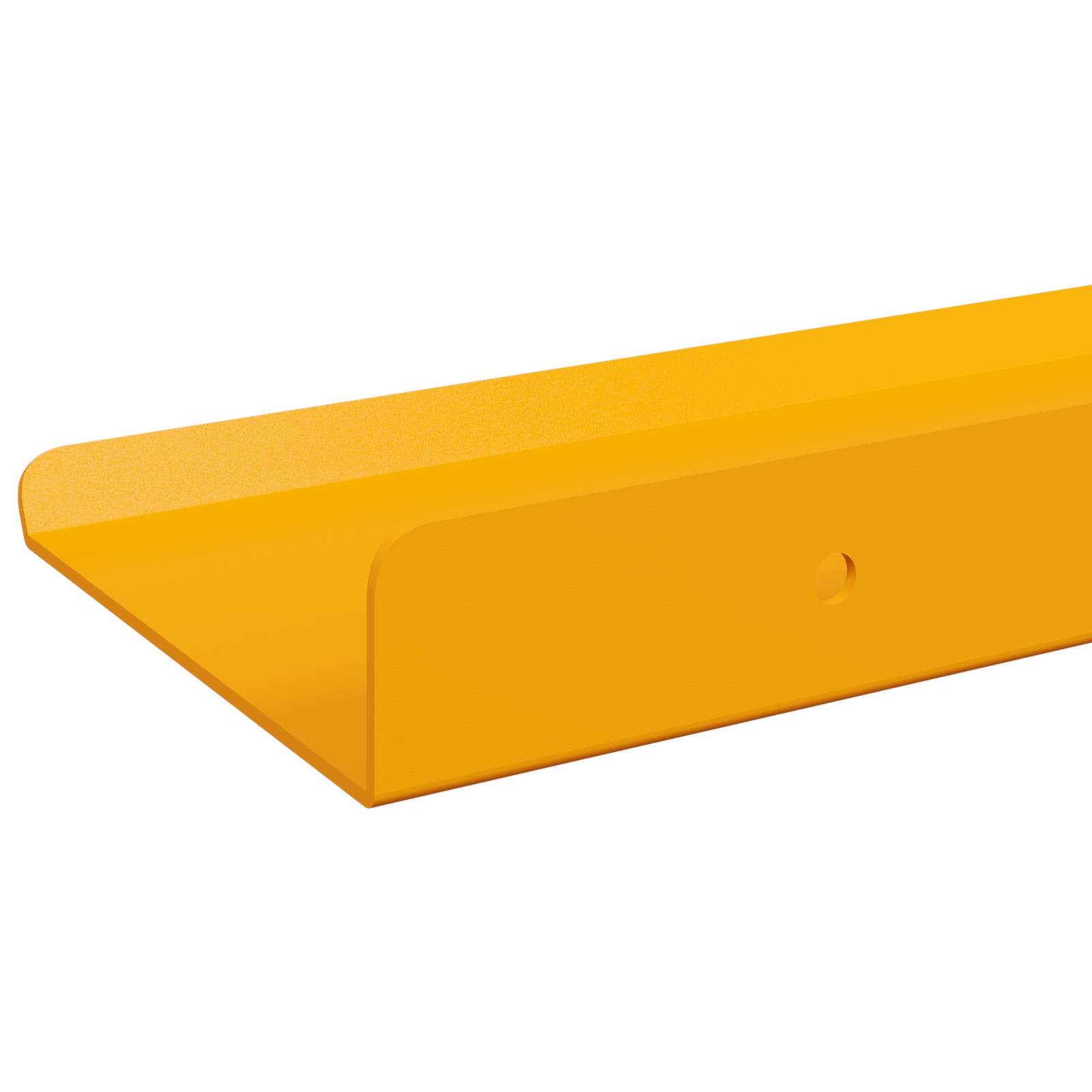 Lebdeća polica Zidne 4 pcs Žuta 30 x 9 x 2,5 cm Čelik