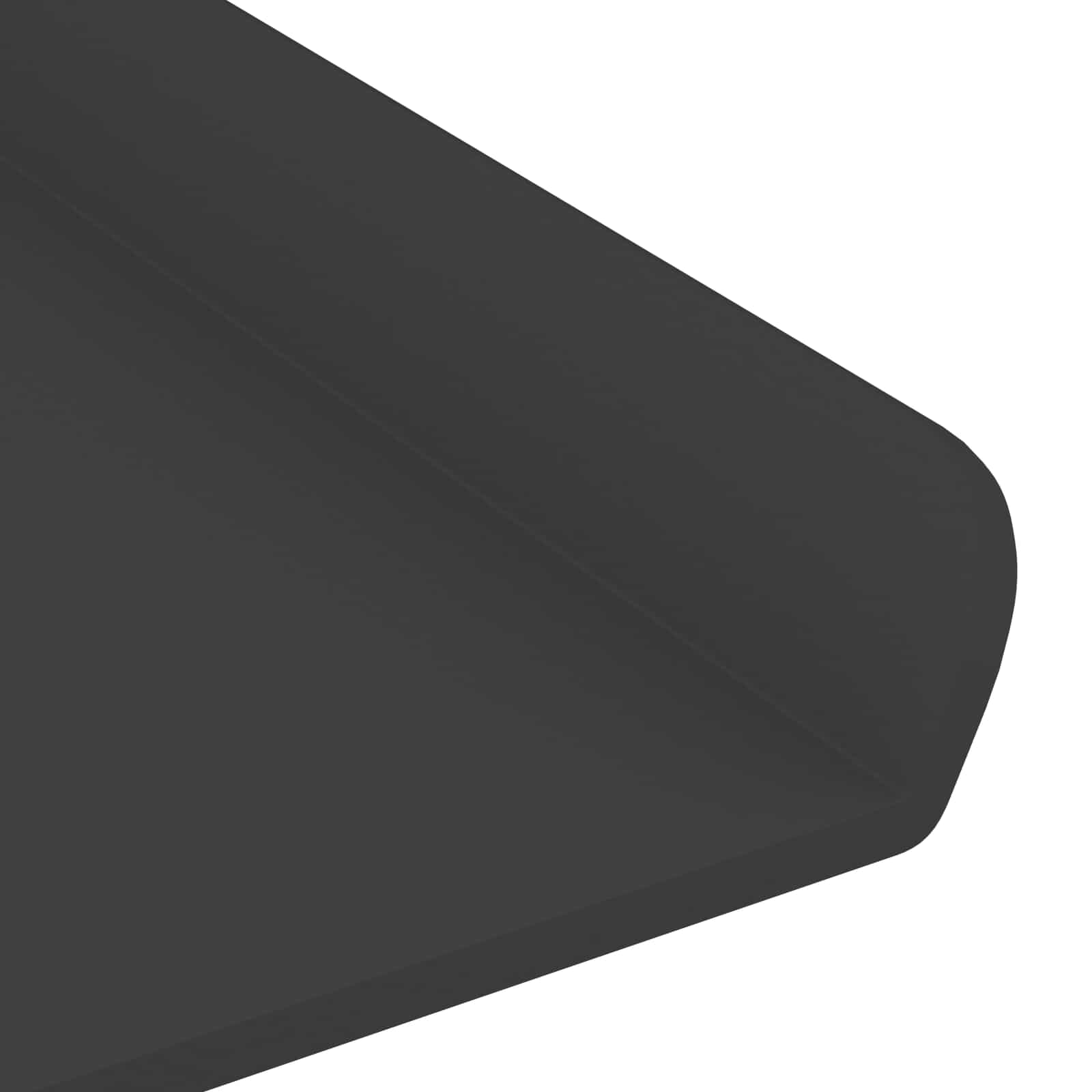 Lebdeća polica Zidne 4 pcs Crna 40 x 8,5 x 2,5 cm Čelik