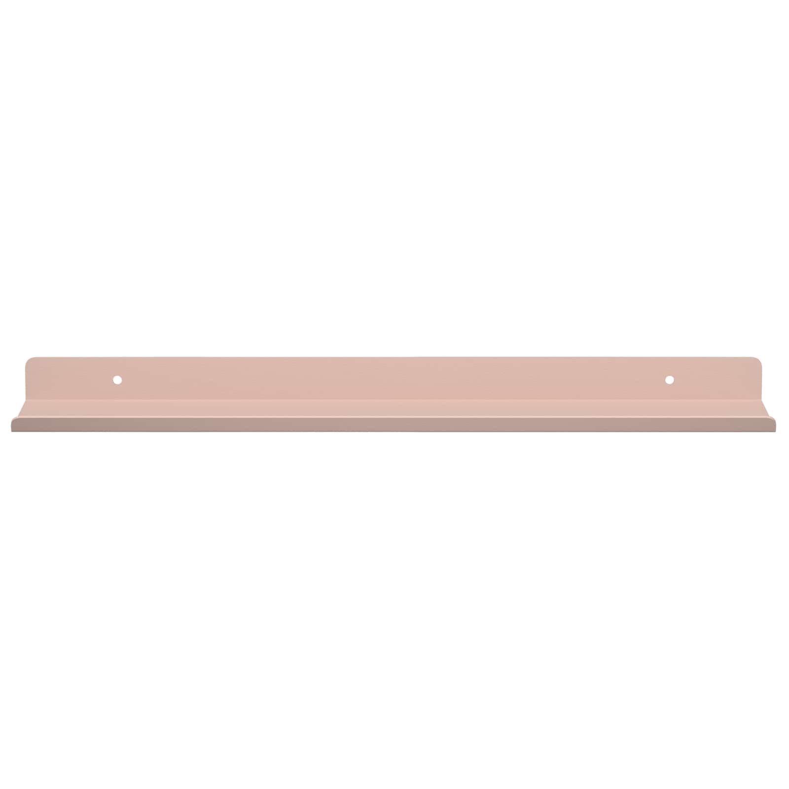 Lebdeća polica Zidne 2 pcs Ružičasta 40 x 8,5 x 2,5 cm Čelik