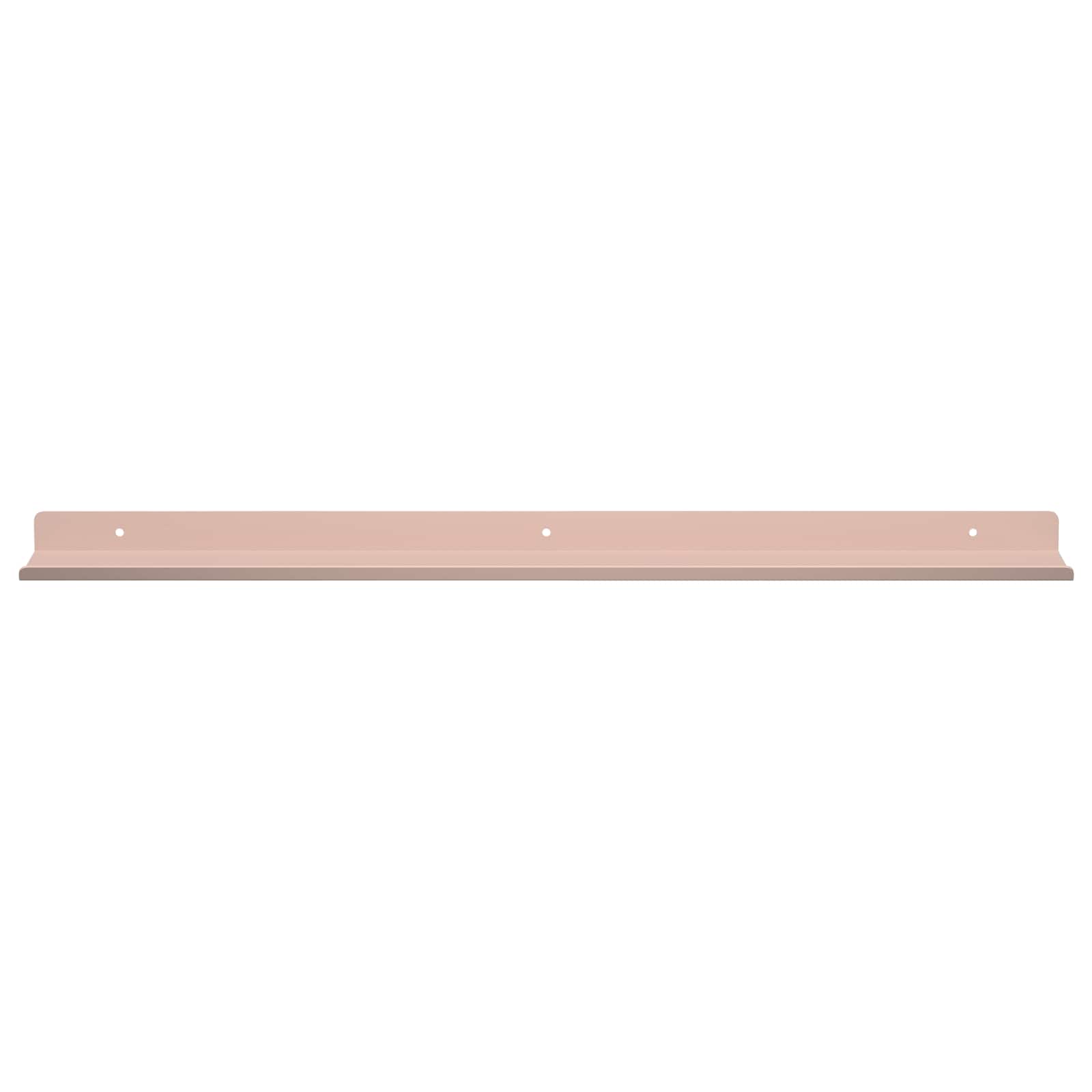 Lebdeća polica Zidne 2 pcs Ružičasta 60 x 8,5 x 2,5 cm Čelik