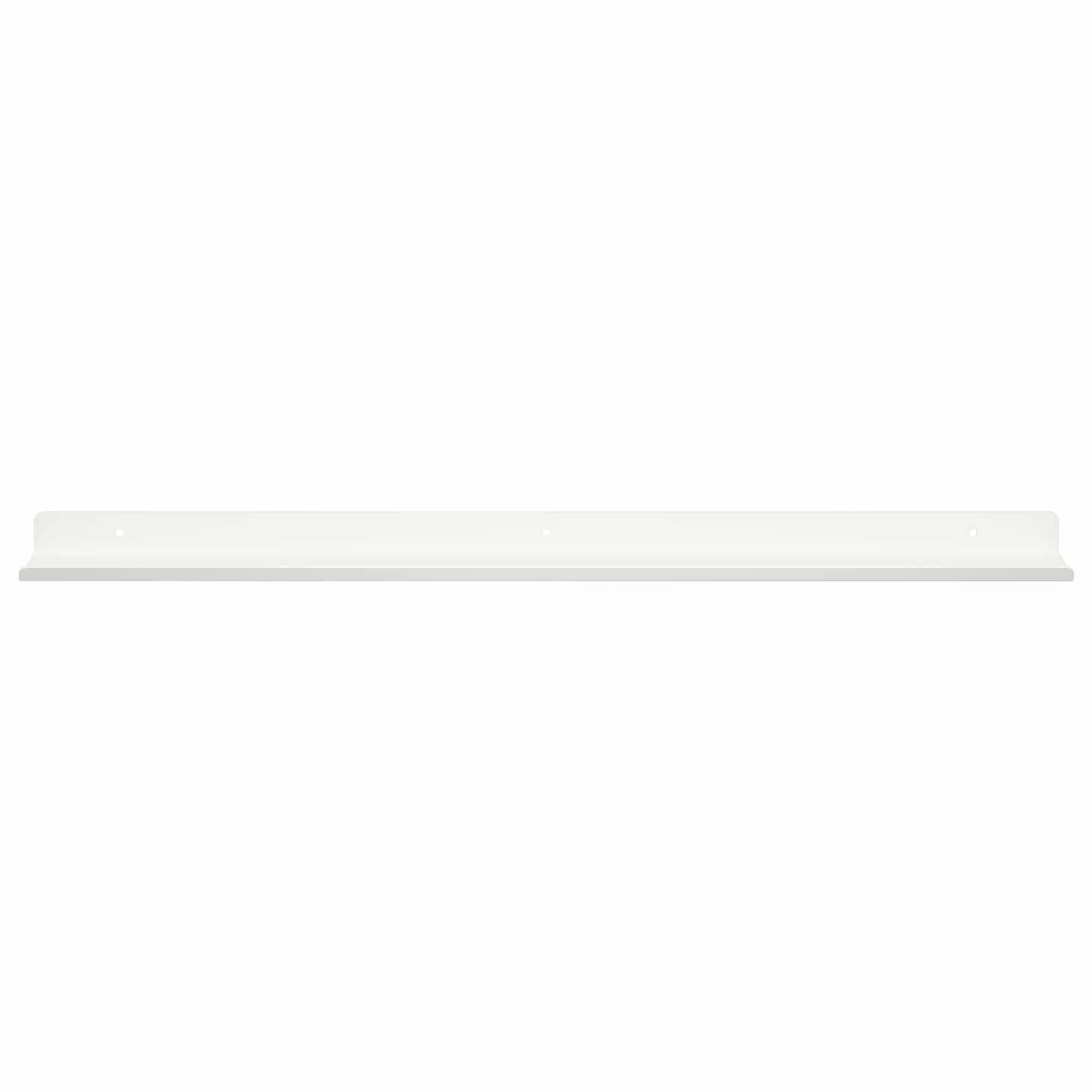 Lebdeća polica Zidne 4 pcs Bijeli 60 x 8,5 x 2,5 cm Čelik