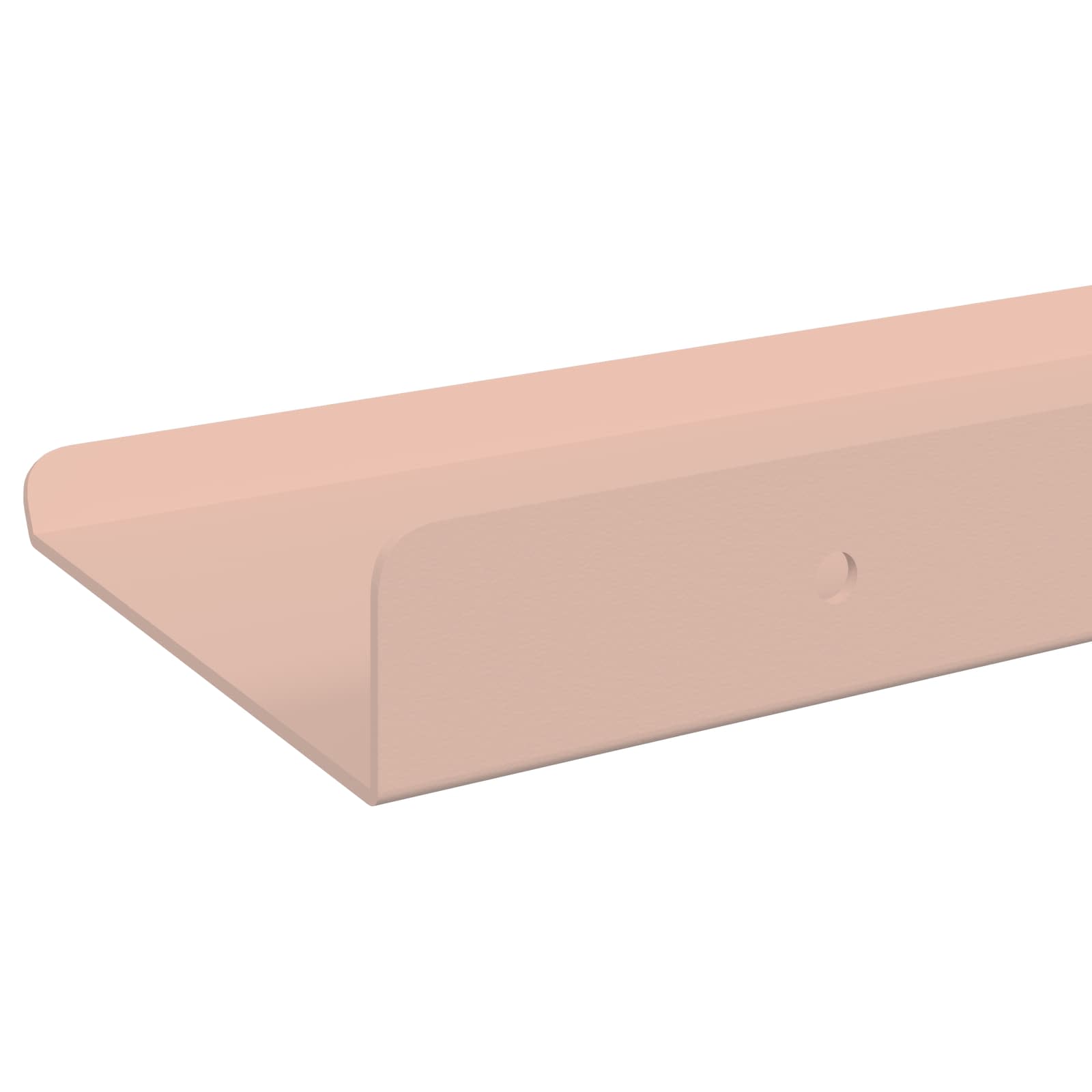 Lebdeća polica Zidna montaža 2 pcs Ružičasta 80 x 9 x 2,5 cm