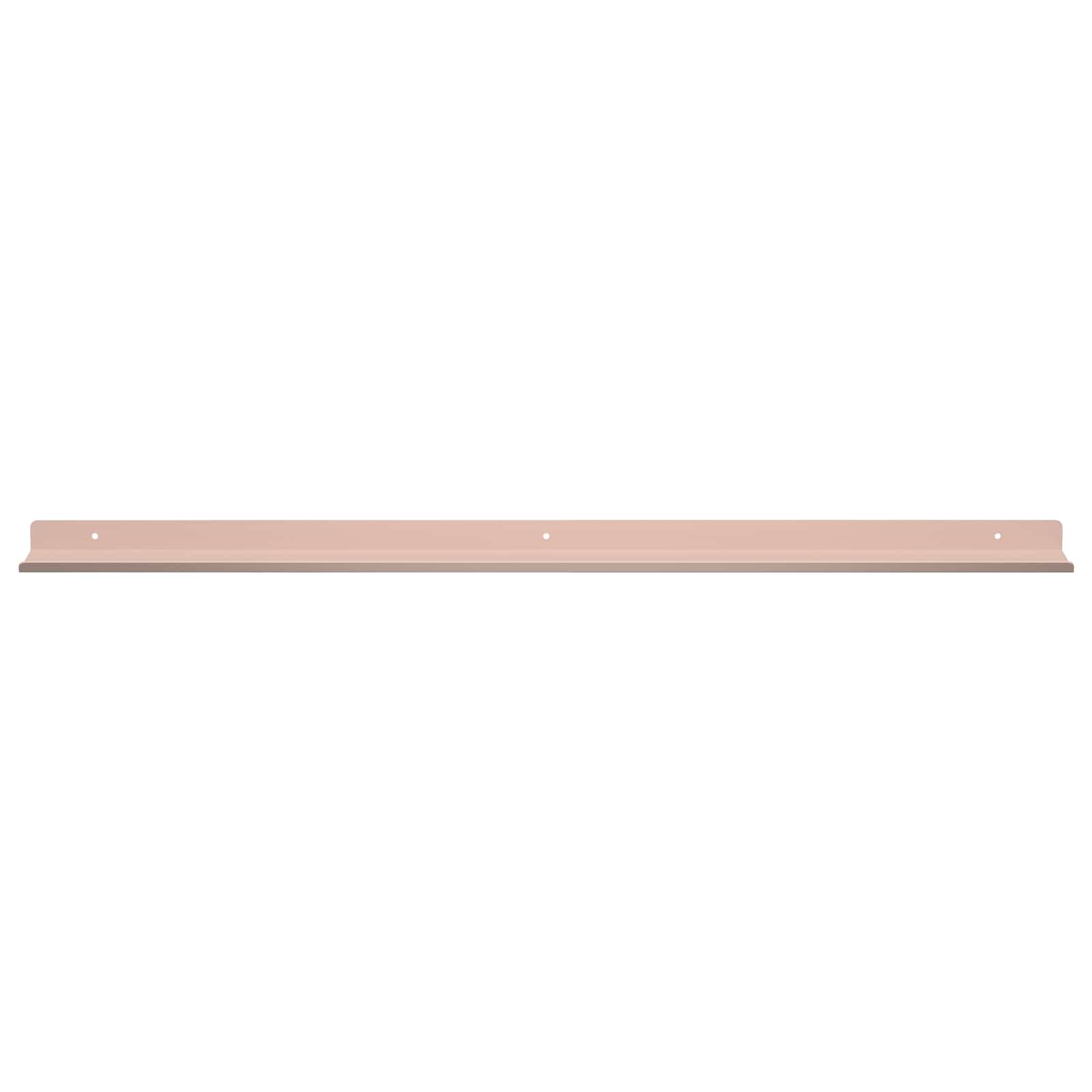 Lebdeća polica Zidne 4 pcs Ružičasta 80 x 9 x 2,5 cm Čelik