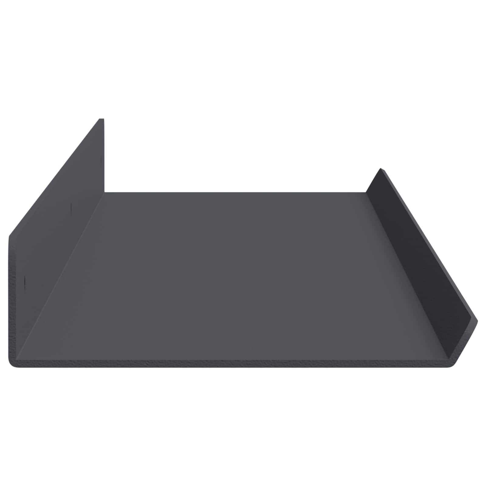 Lebdeća polica Zidne 4 pcs Antracit 80 x 9 x 2,5 cm Čelik
