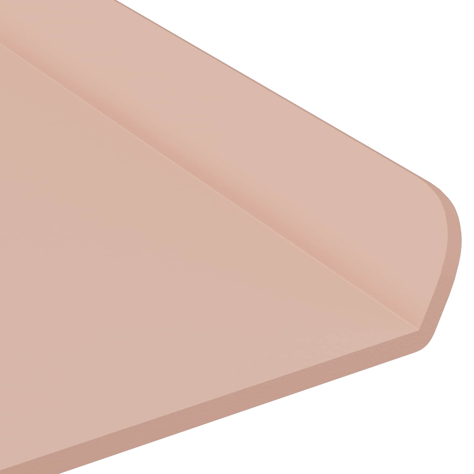 Lebdeća polica Zidne 4 pcs Ružičasta 30 x 18 x 2,5 cm Čelik