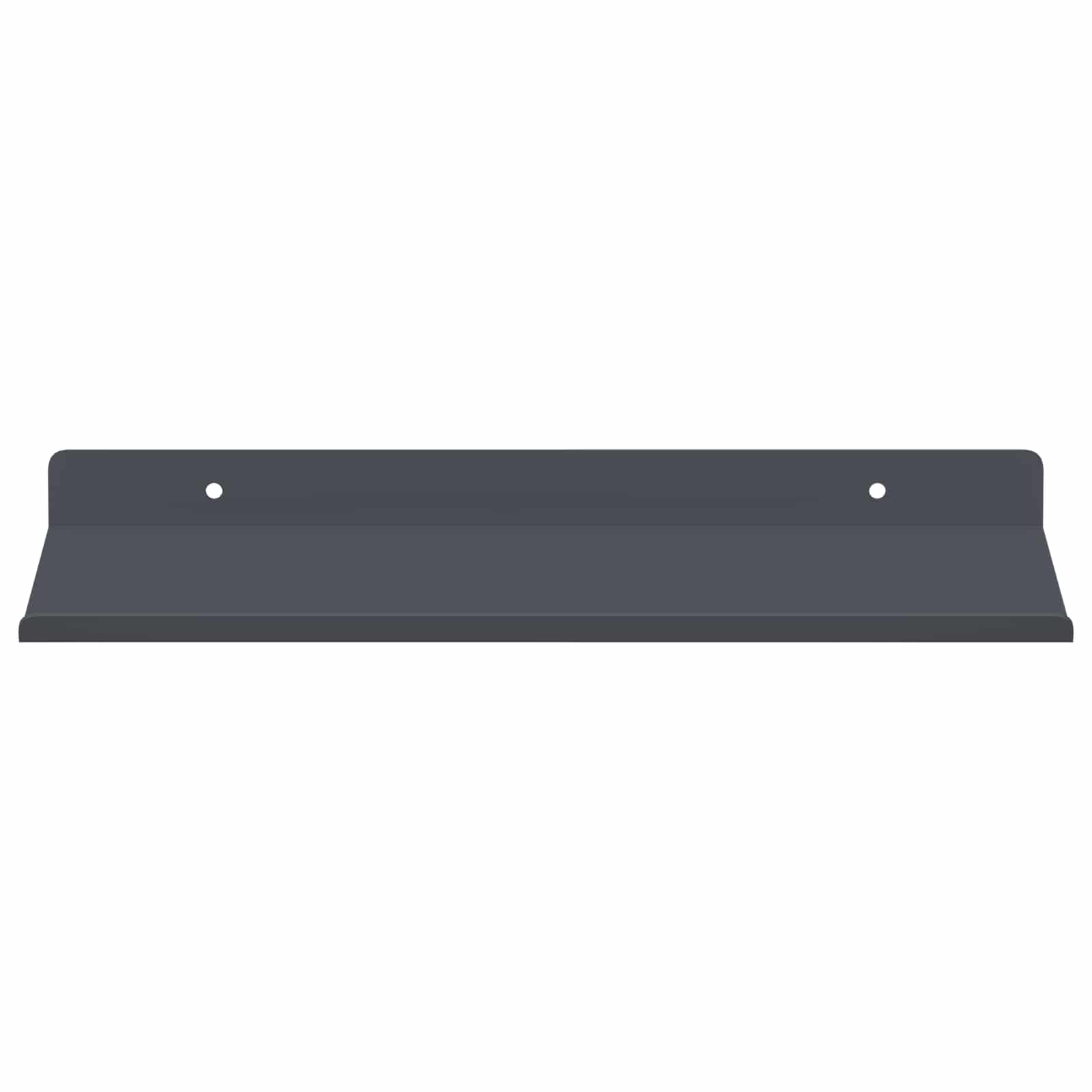 Lebdeća polica Zidne 4 pcs Antracit 30 x 18 x 2,5 cm Čelik