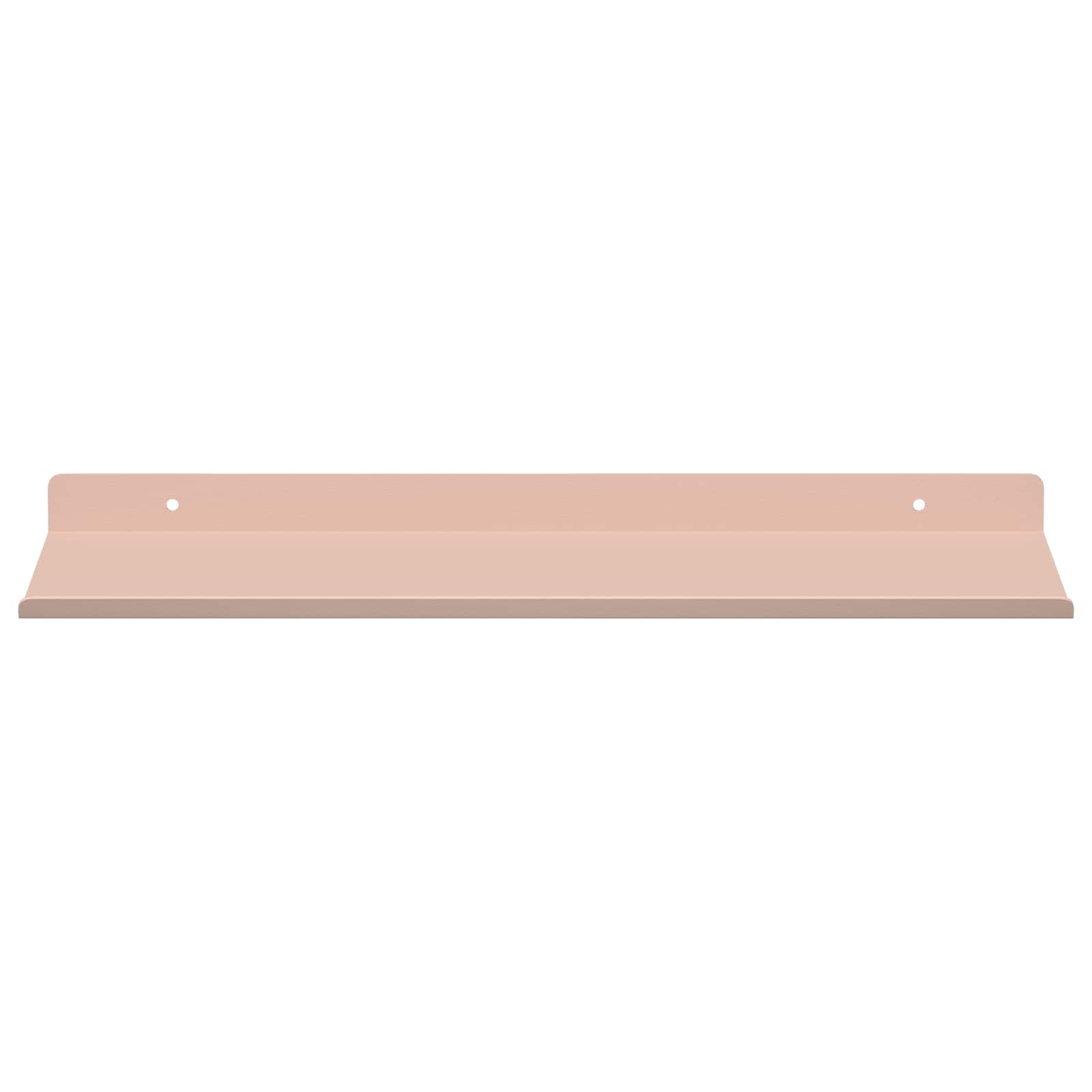 Lebdeća polica Zidne 2 pcs Ružičasta 40 x 18 x 2,5 cm Čelik