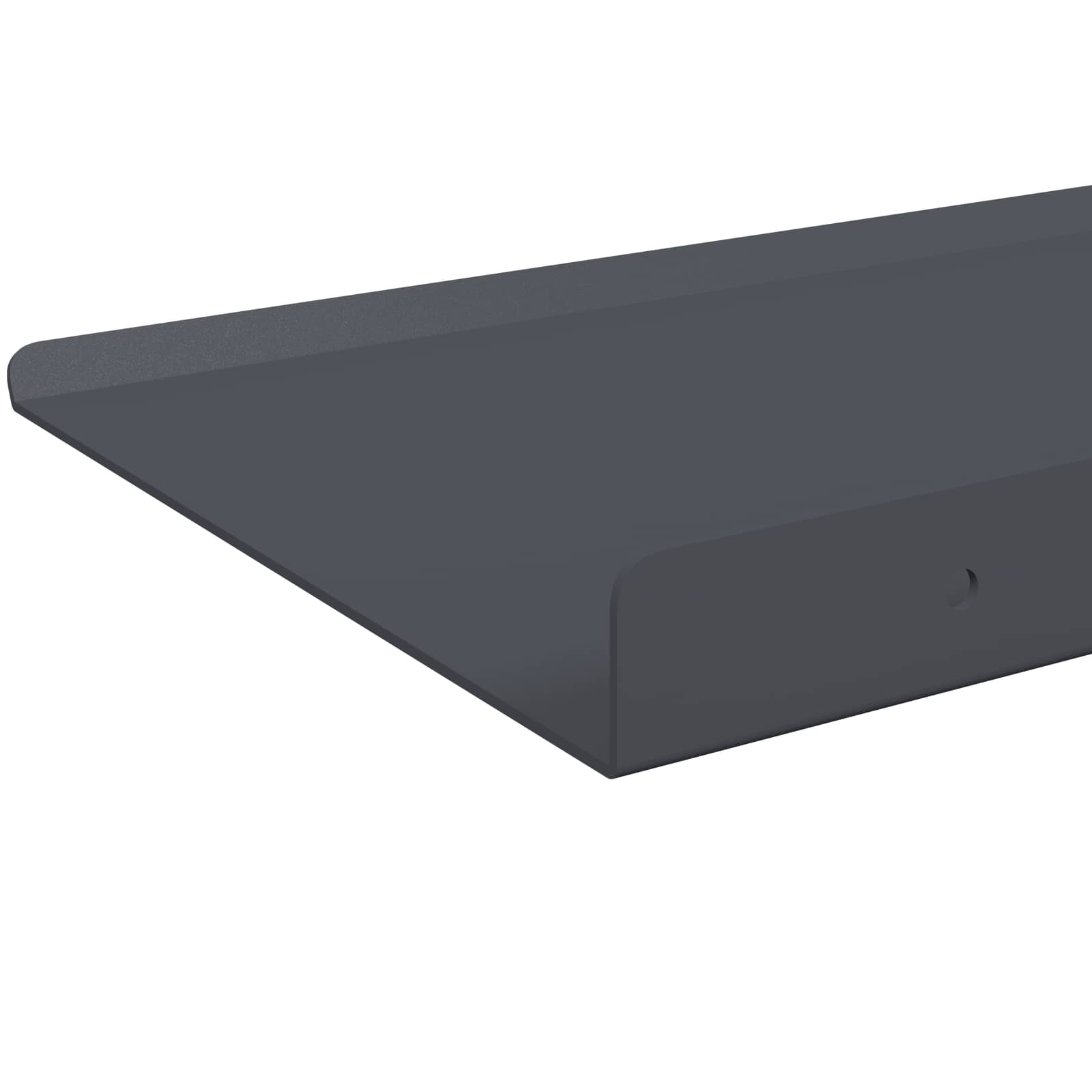 Lebdeća polica Zidne 2 pcs Antracit 40 x 18 x 2,5 cm Čelik