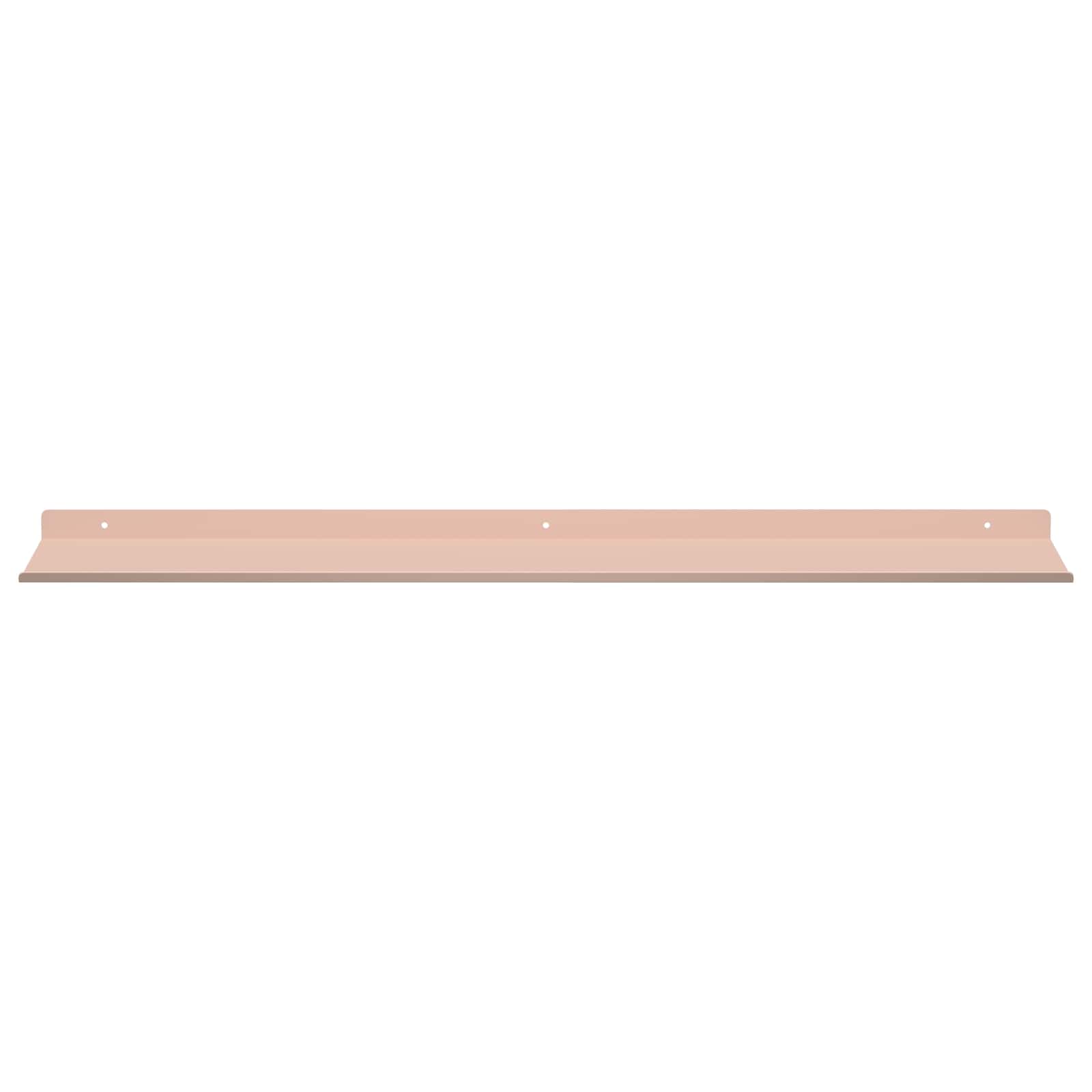 Lebdeća polica Zidne 4 pcs Ružičasta 80 x 18 x 2,5 cm Čelik