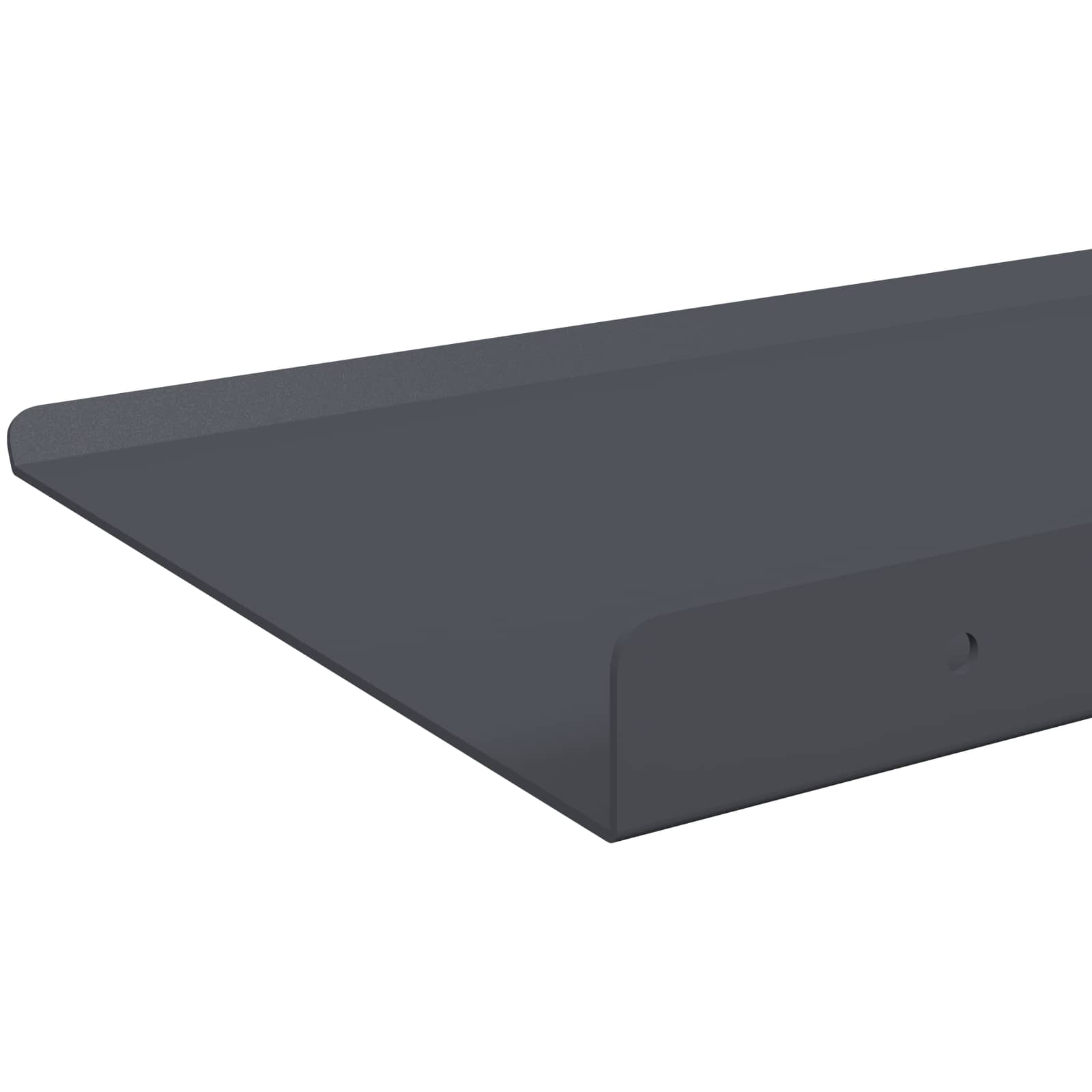 Lebdeća polica Zidne 4 pcs Antracit 80 x 18 x 2,5 cm Čelik