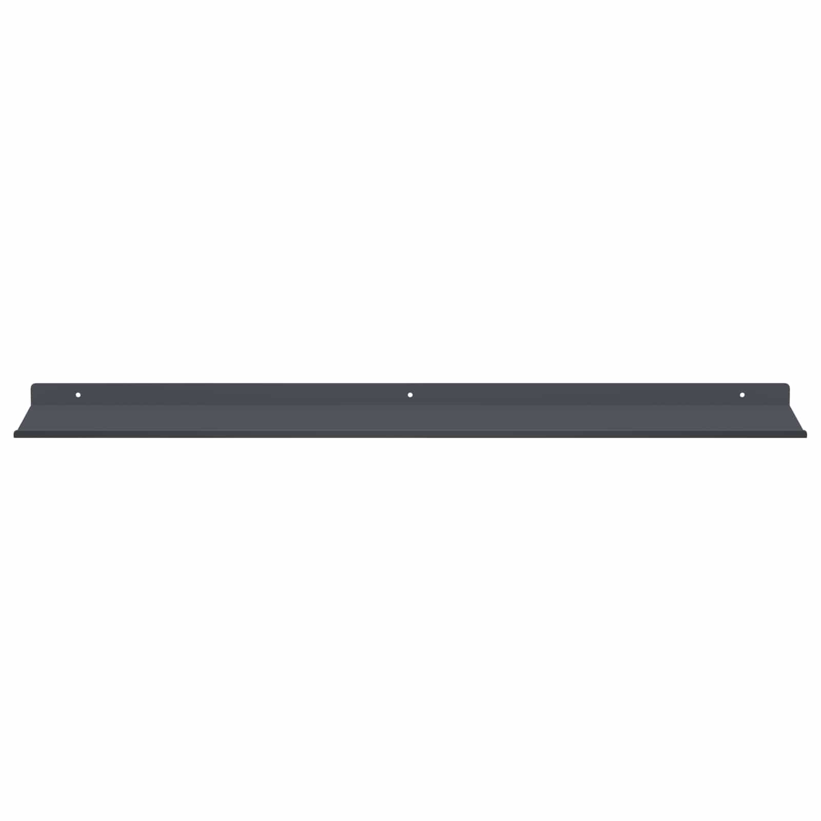 Lebdeća polica Zidne 4 pcs Antracit 80 x 18 x 2,5 cm Čelik