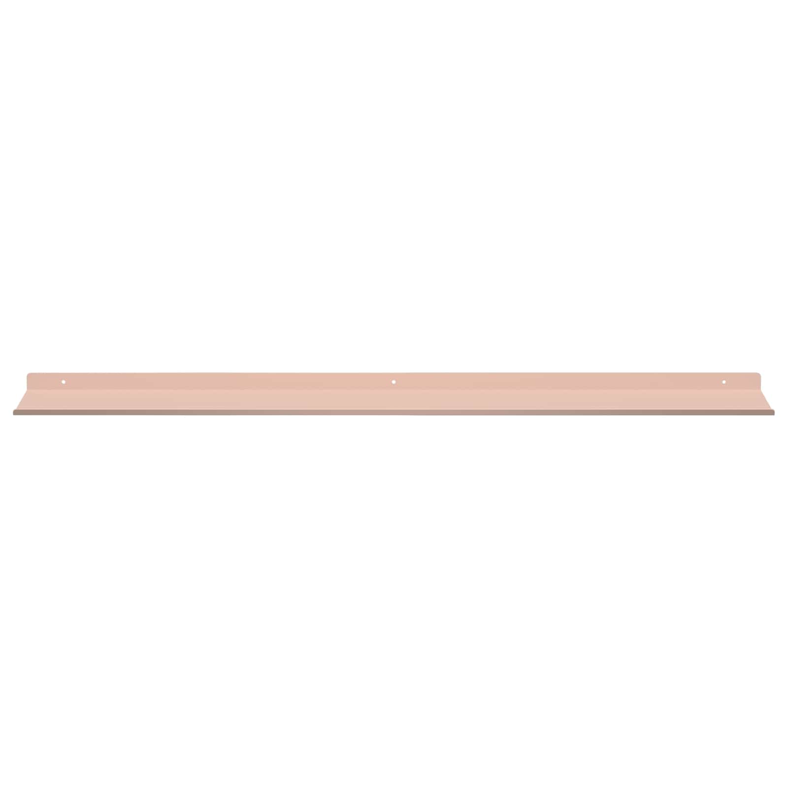 Lebdeća polica Zidne 4 pcs Ružičasta 100 x 18 x 2,5 cm Čelik