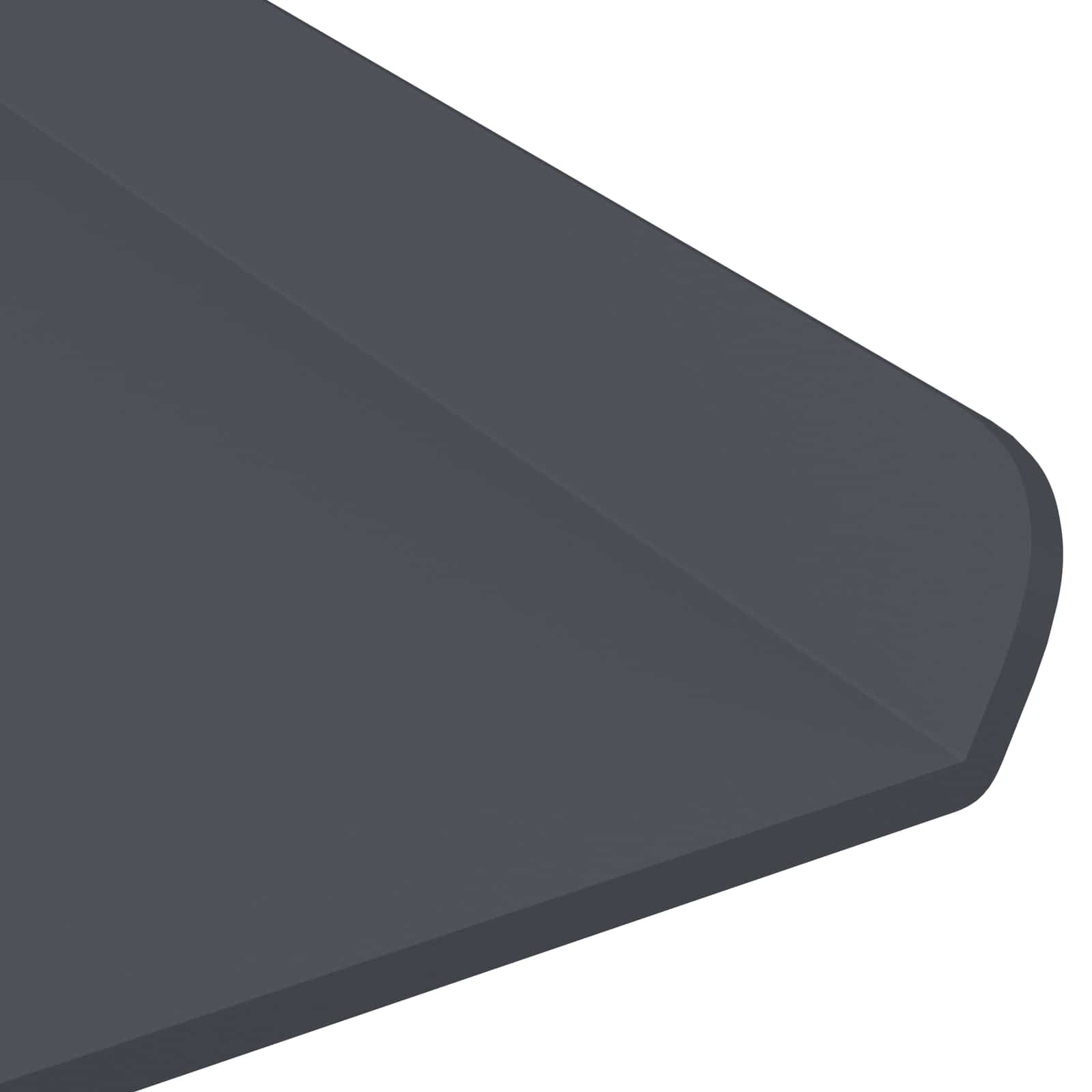 Lebdeća polica Zidne 4 pcs Antracit 100 x 18 x 2,5 cm Čelik