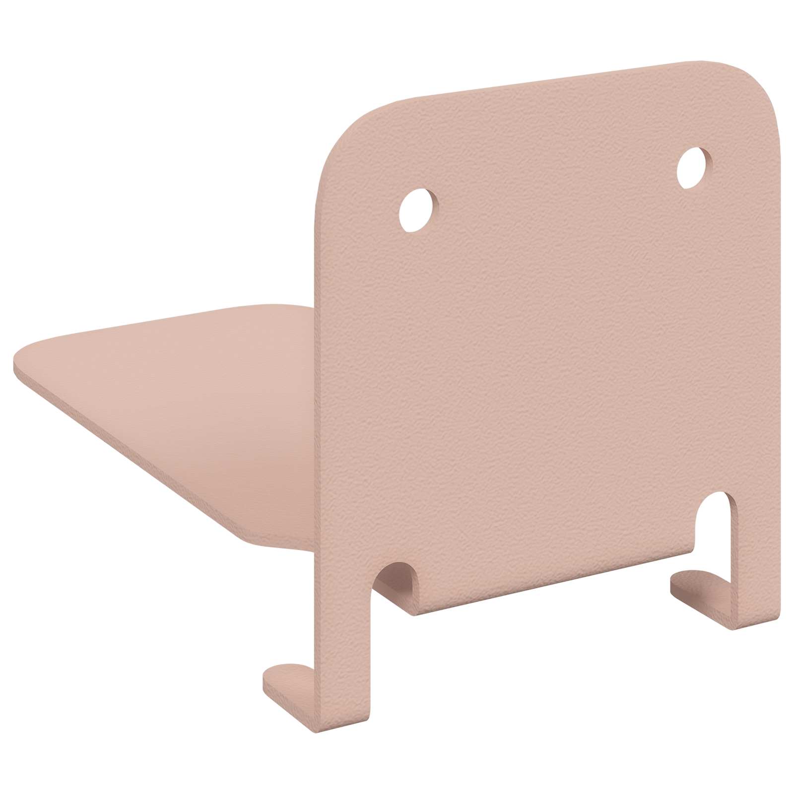 Lebdeća polica s policom 4 pcs Ružičasta 6 x 10,8 x 6,6 cm
