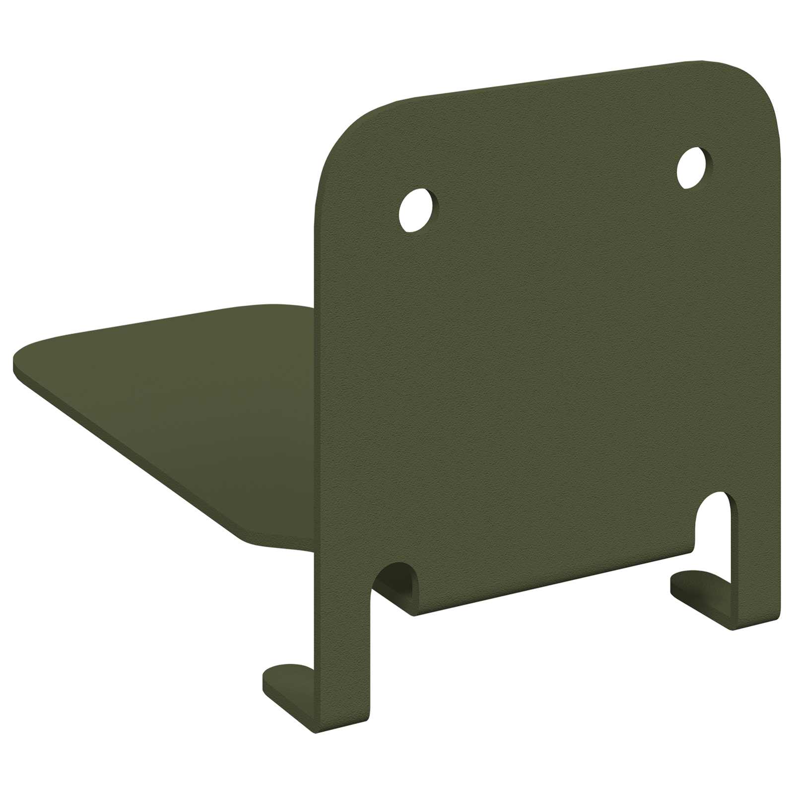 Lebdeća polica Zidne 24 pcs Maslinasto zelena 6 x 10,8 x 6,6 cm