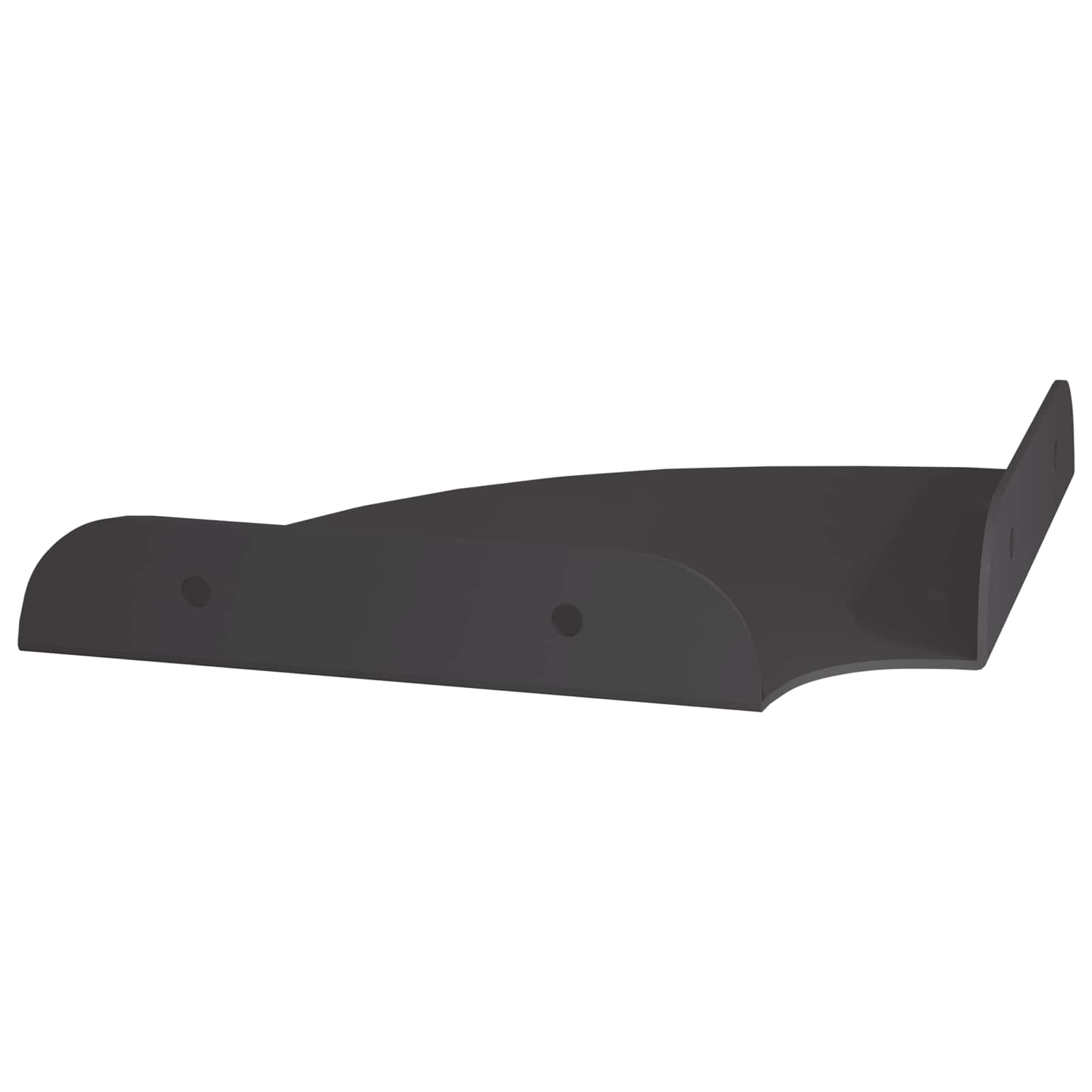 Lebdeća polica s policom s pohranom 4 pcs Crna 15 x 15 x 2 cm