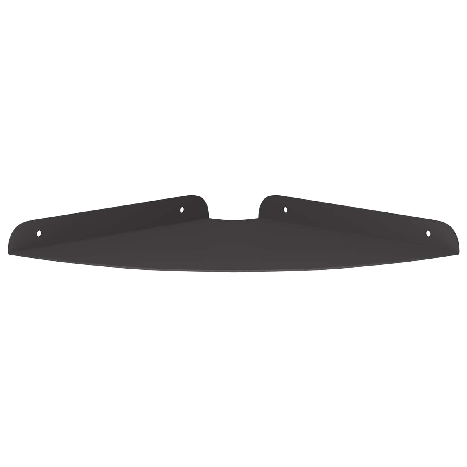 Lebdeća polica s policom s pohranom 4 pcs Crna 24 x 24 x 2 cm