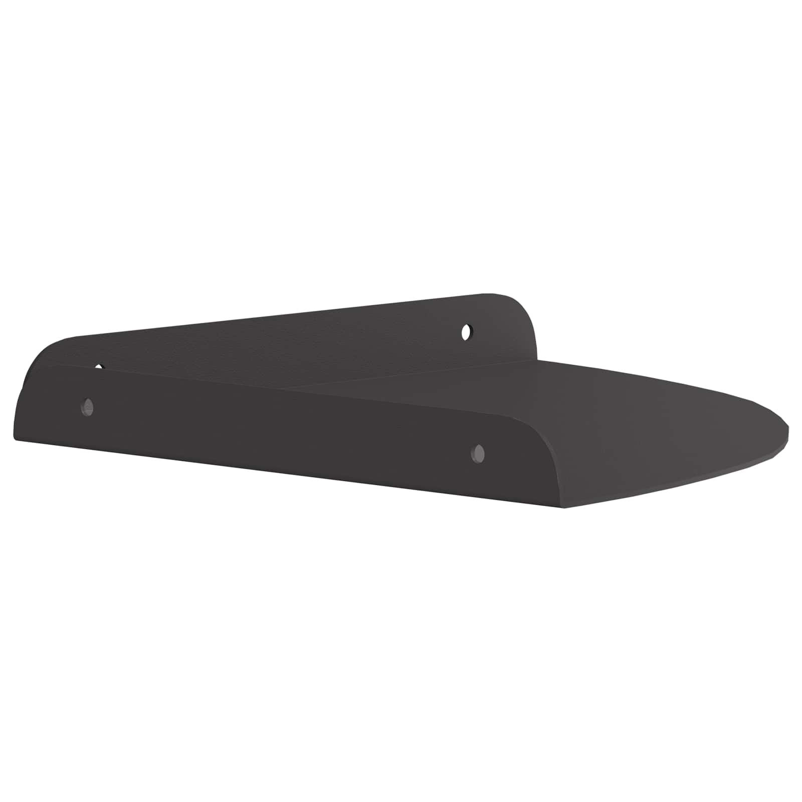 Lebdeća polica s policom s pohranom 4 pcs Crna 24 x 24 x 2 cm
