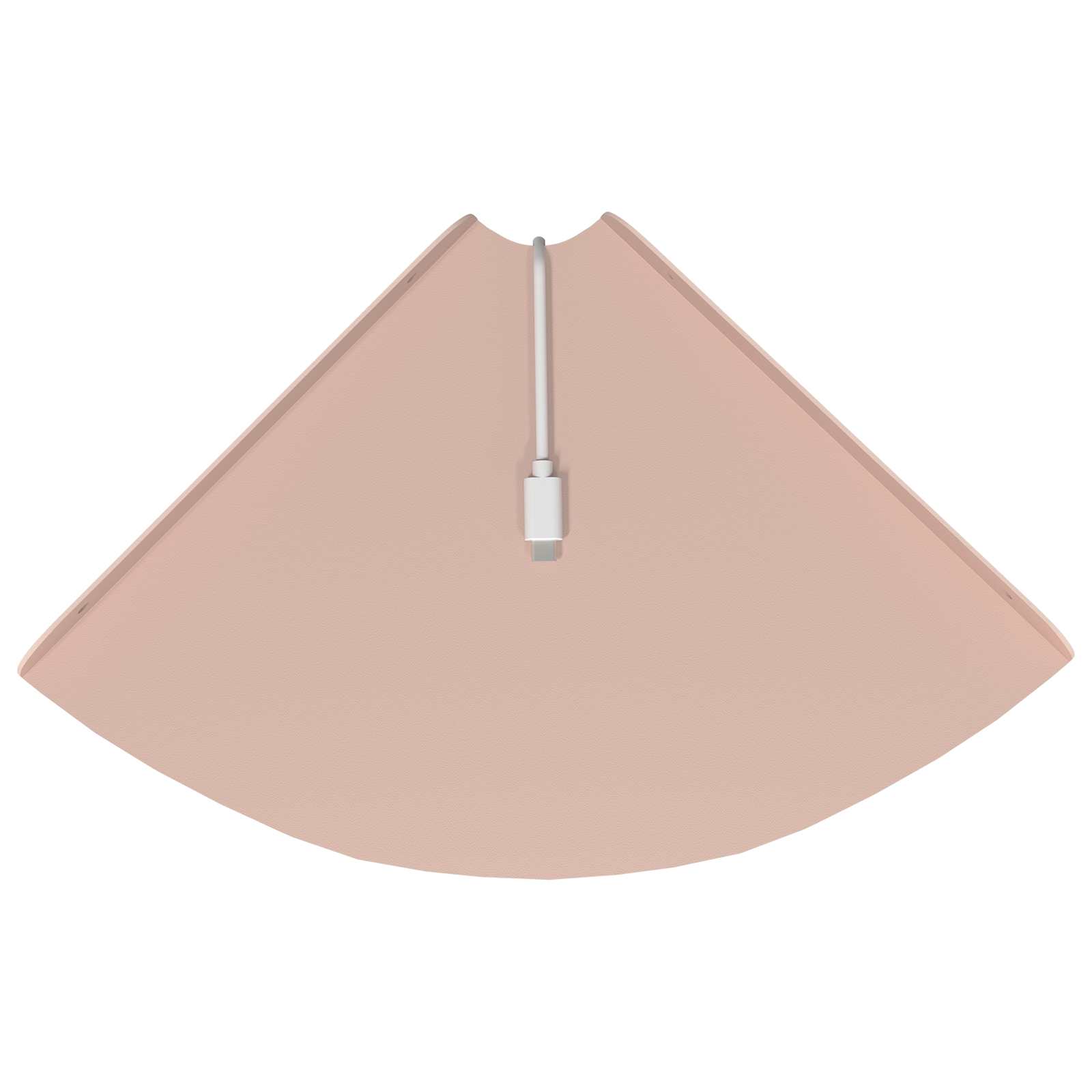 Lebdeća polica s policom 2 pcs Ružičasta 24 x 24 x 2 cm