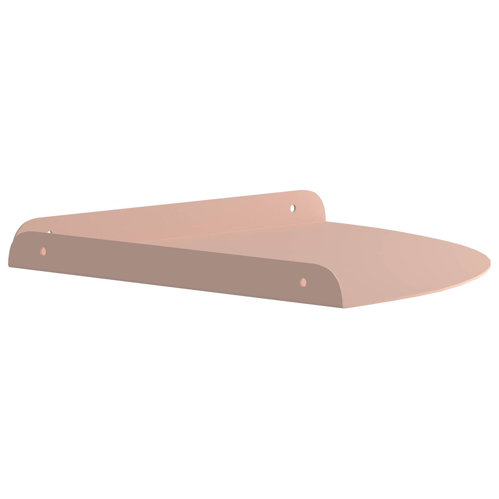 Lebdeća polica s policom 2 pcs Ružičasta 30 x 30 x 2 cm