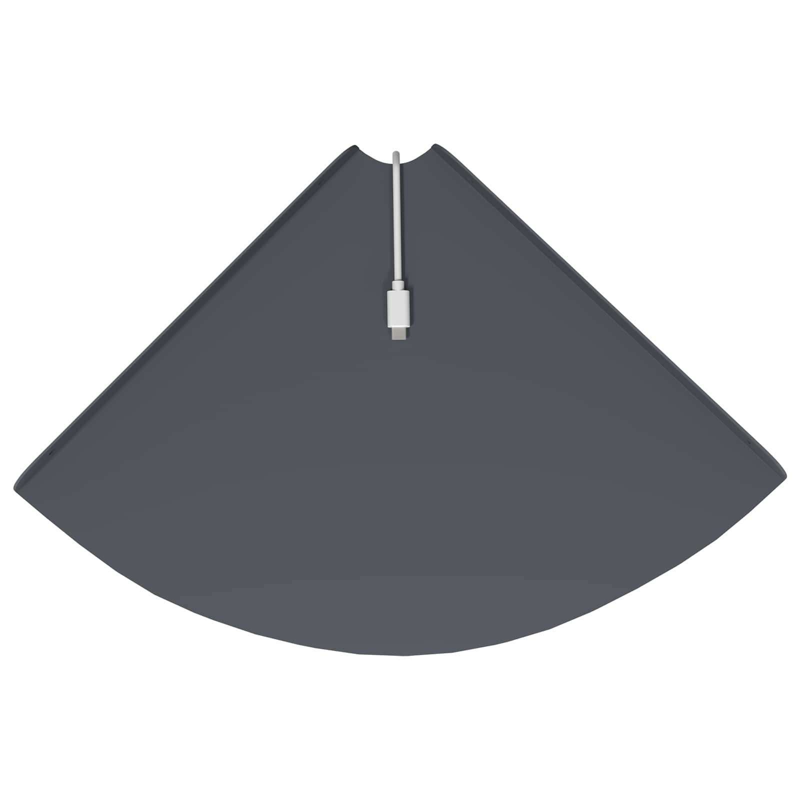 Lebdeća polica s policom 2 pcs Antracit 30 x 30 x 2 cm