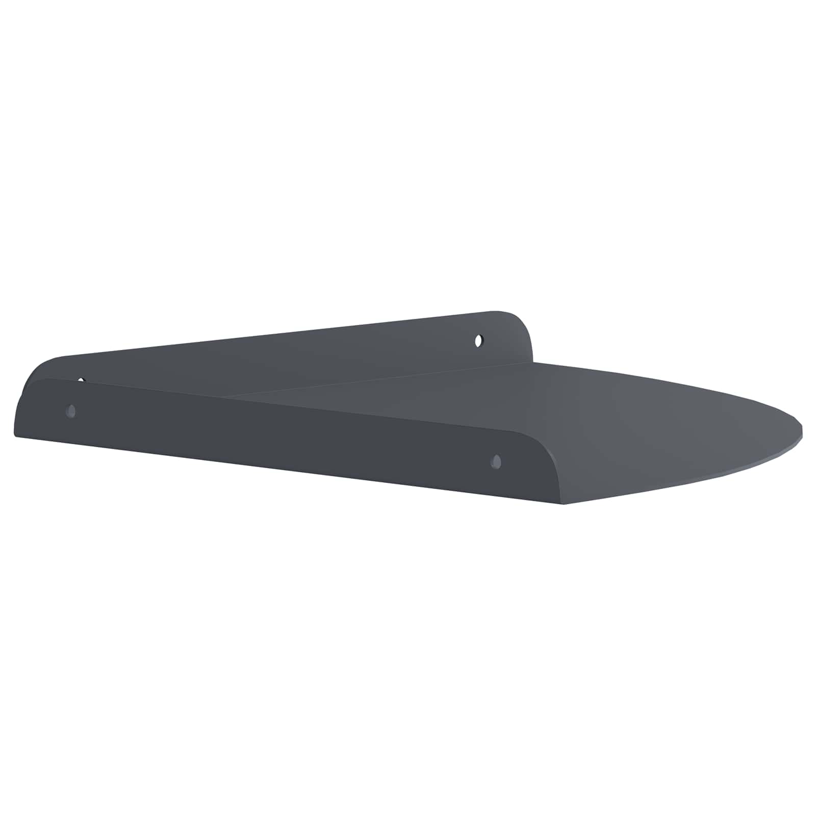 Lebdeća polica s policom 2 pcs Antracit 30 x 30 x 2 cm