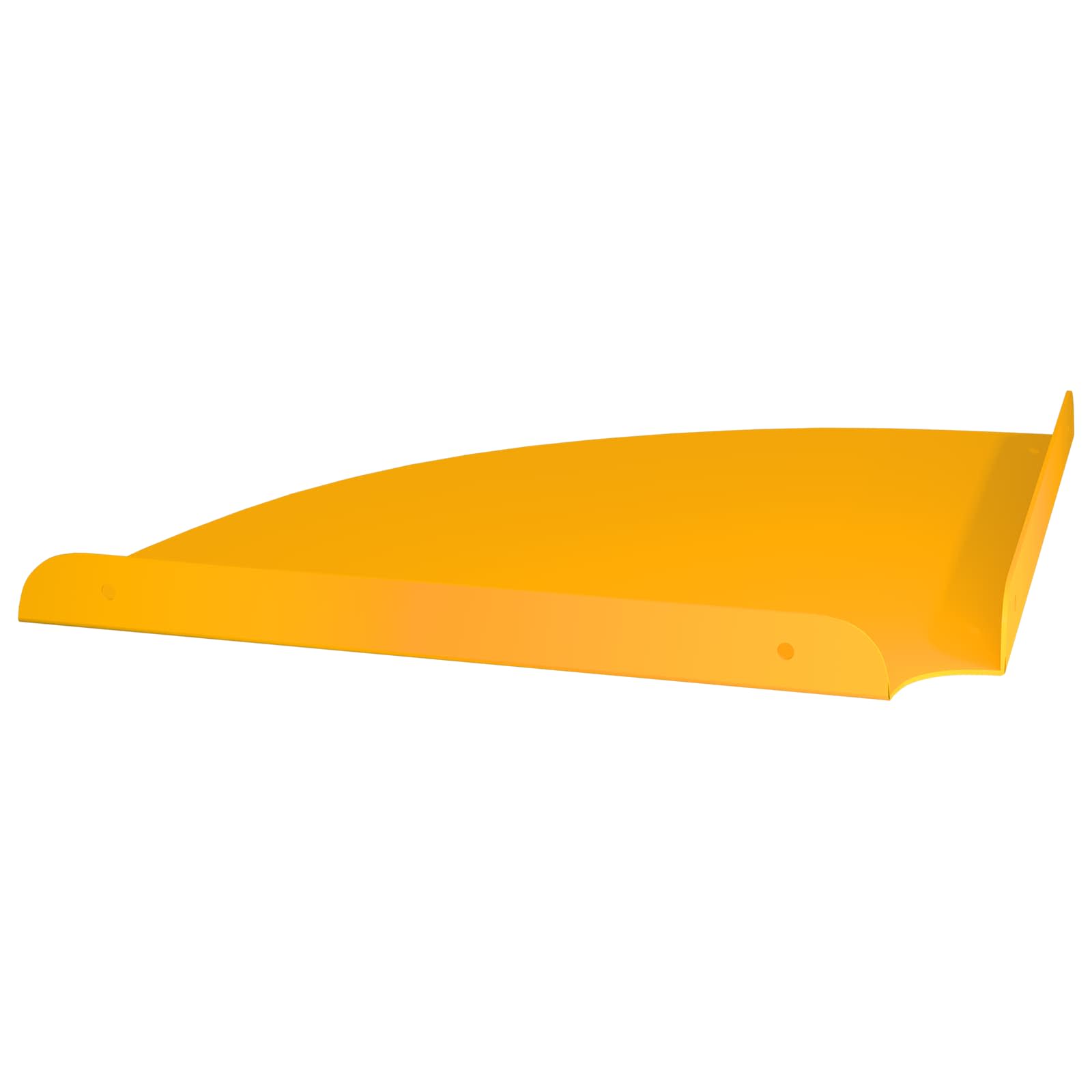 Lebdeća polica s policom s pohranom 2 pcs Žuta 30 x 30 x 2 cm