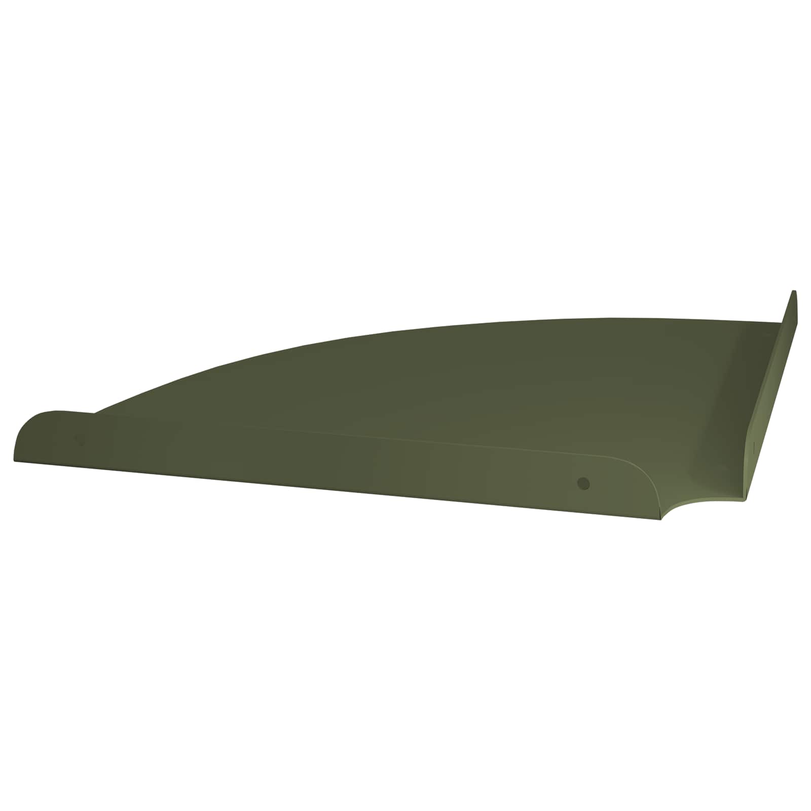 Lebdeća polica s policom 2 pcs Maslinasto zelena 30 x 30 x 2 cm