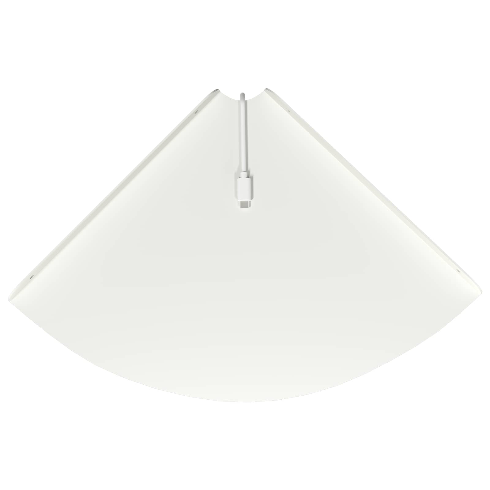 Lebdeća polica s policom s pohranom 2 pcs Bijeli 30 x 30 x 2 cm