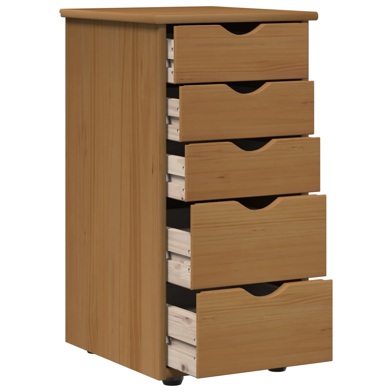 Cabinet Medeno smeđa 34 x 39 x 61,5 cm Čvrsto borovo drvo