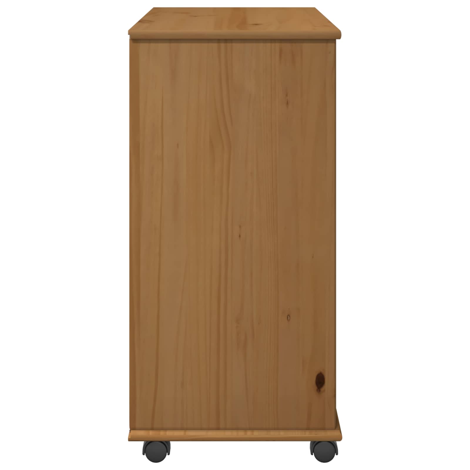 Mobilni ormar Medeno smeđa 63,5 x 39 x 79 cm Čvrsto borovo drvo