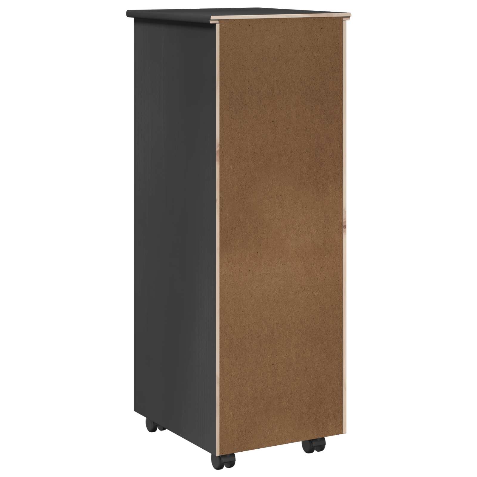 Mobilni ormar Siva 34 x 39 x 93,5 cm Čvrsto borovo drvo