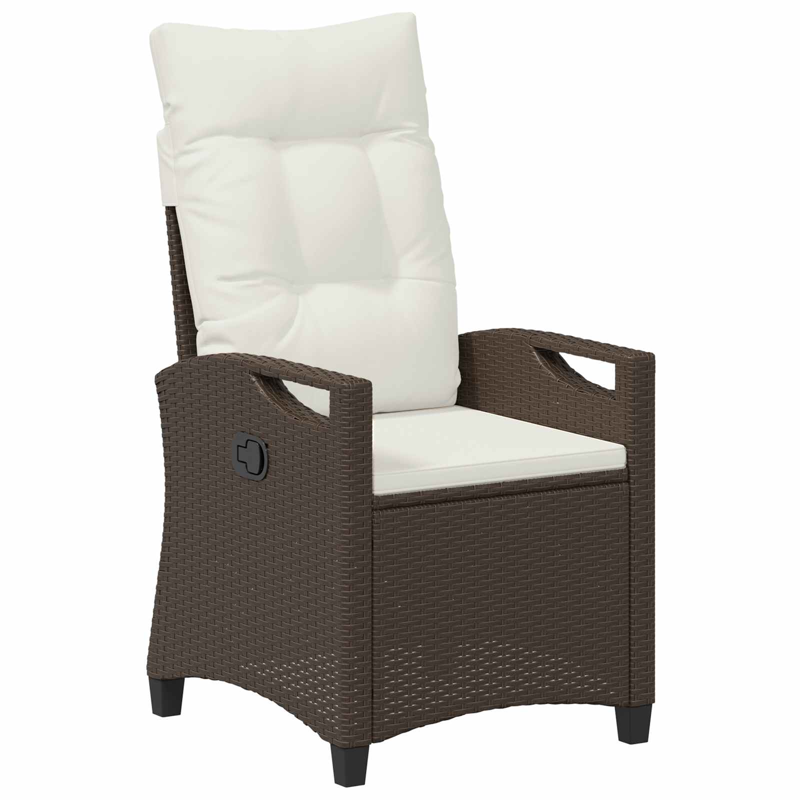 Vrtna stolica 2 pcs Smeđa i krem 56 x 60 x 112 cm