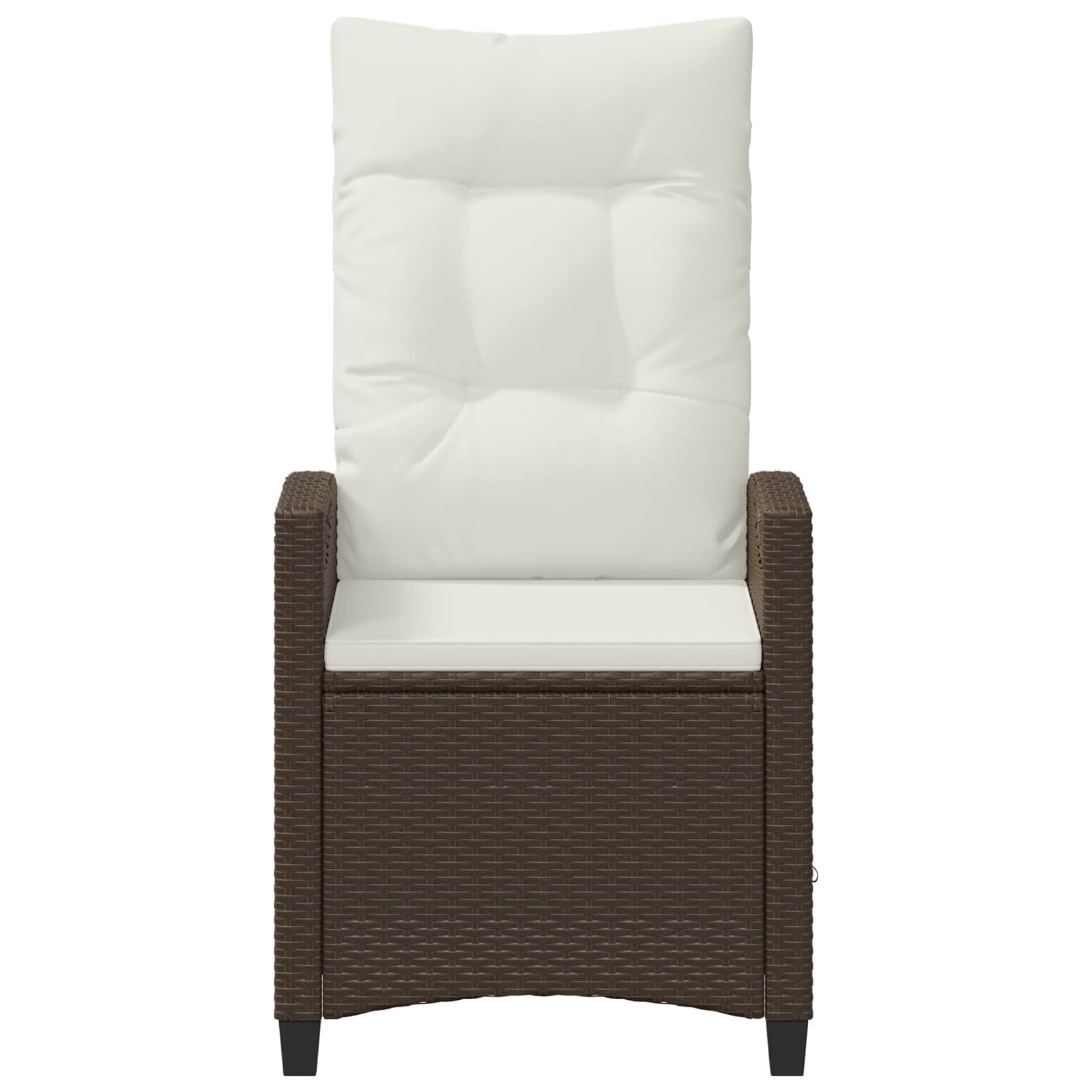 Vrtna stolica 2 pcs Smeđa i krem 56 x 60 x 112 cm