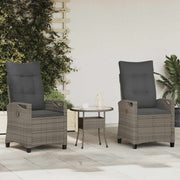 Vrtna stolica 2 pcs Siva i tamno siva 56 x 60 x 112 cm