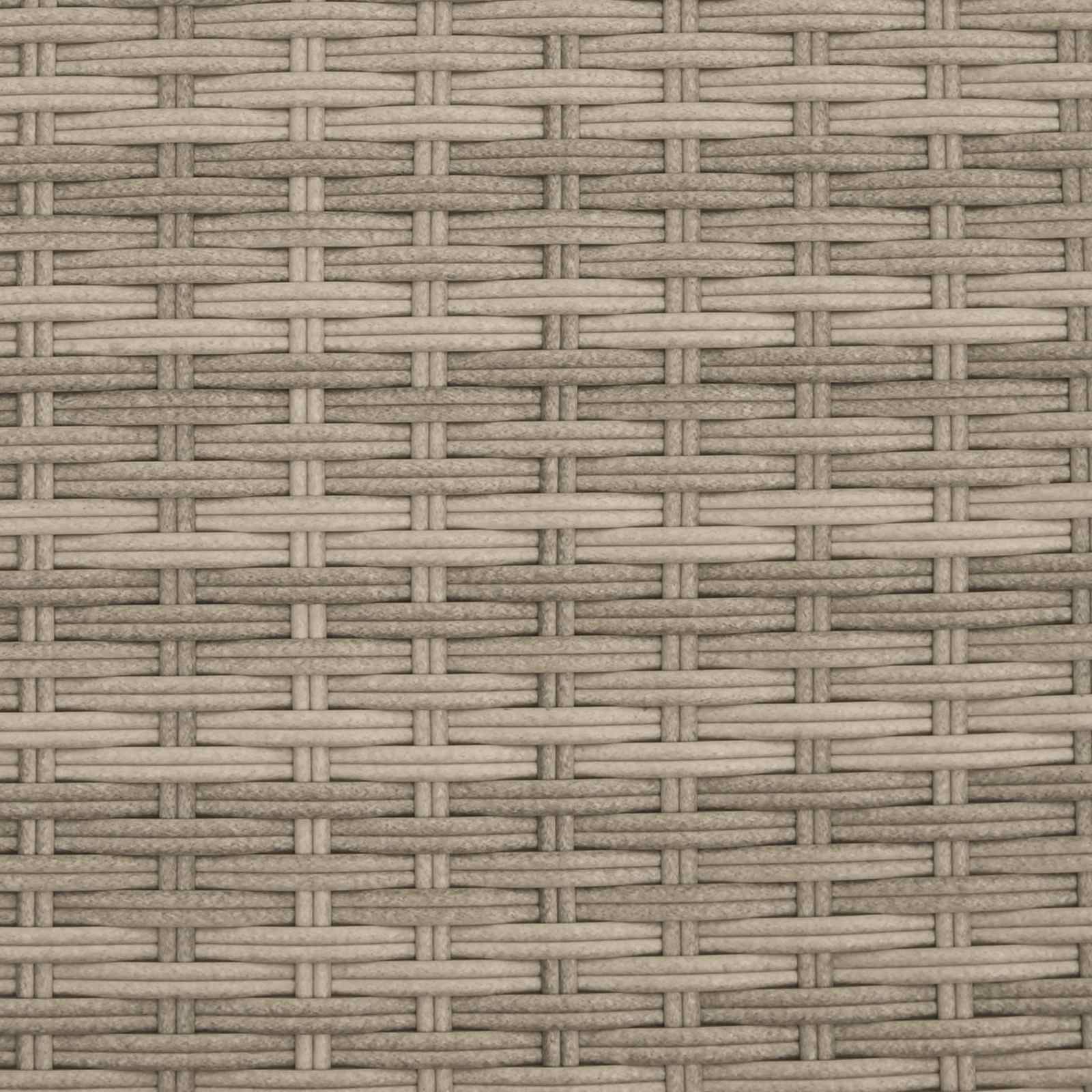 Vrtna stolica 2 pcs Svijetlo siva i tamno siva 56 x 60 x 112 cm